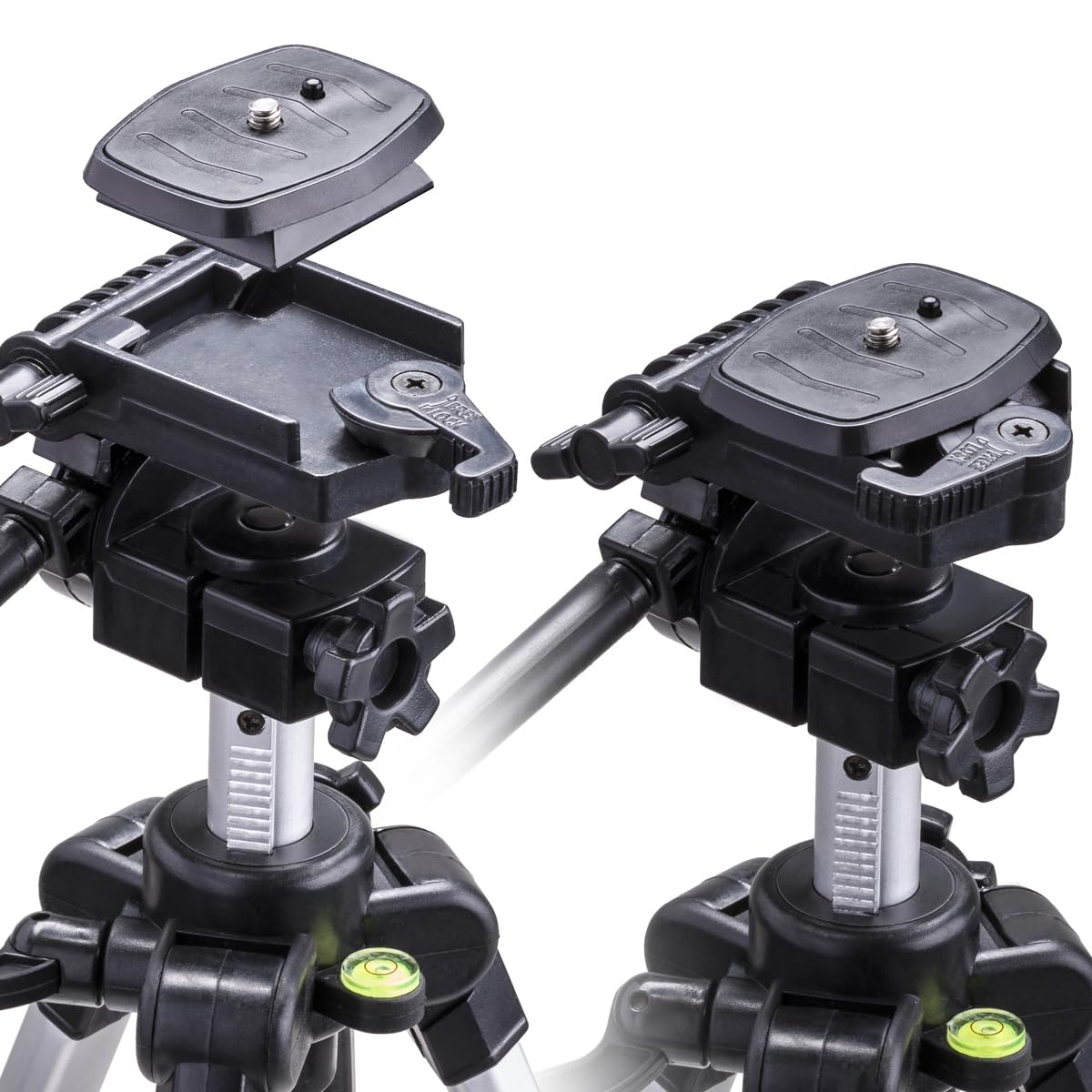 Takama Aluminum 3-Section Tripod With 3-Way Head, 58" Max Height