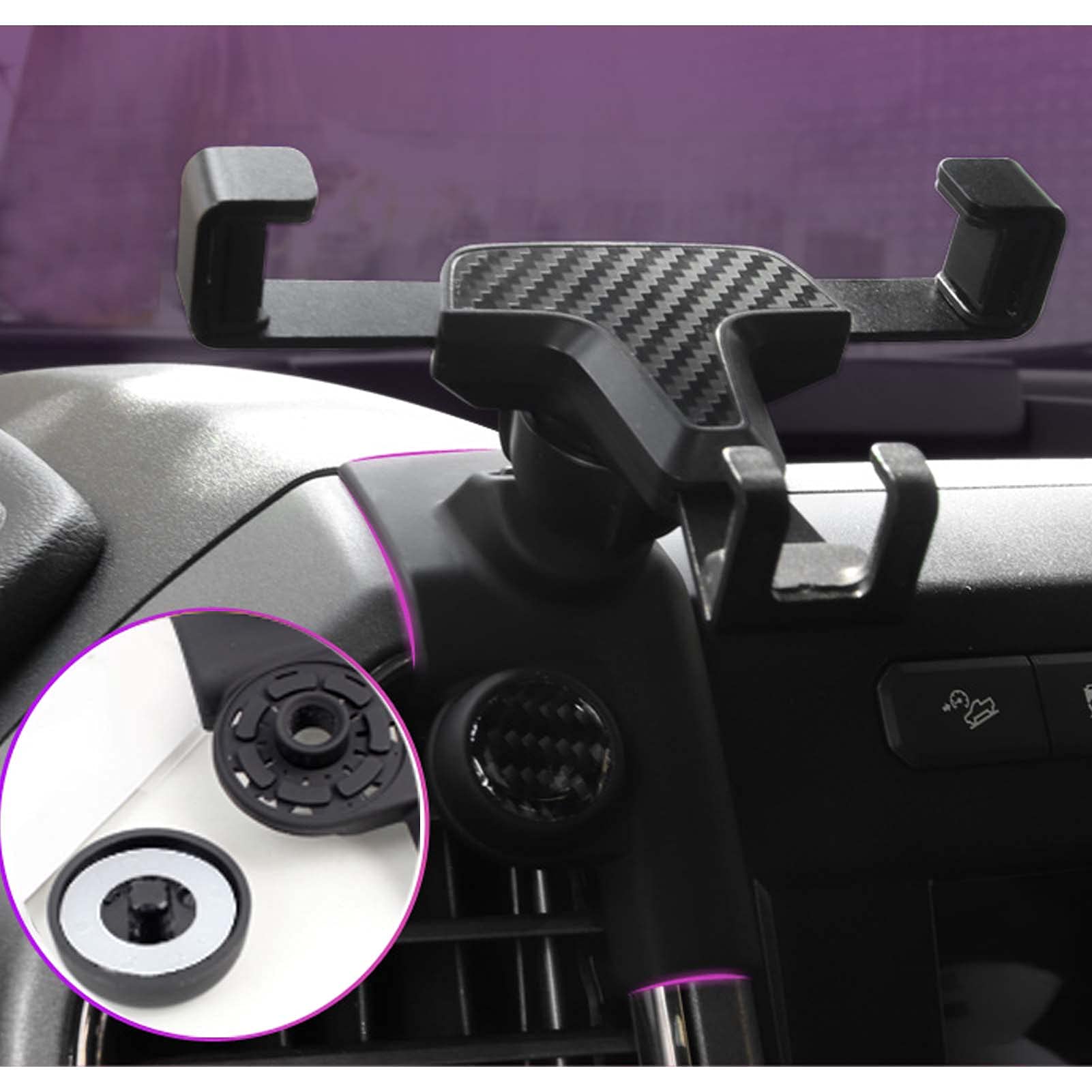 Keptrim For 2015-2020 Ford F150, Phone Holder Air Vent Cell Phone Mount, For Iphone 11 Pro/11 Pro Max/Xs/Xr/X/8/7/6 Galaxy Moto And Most Smartphones