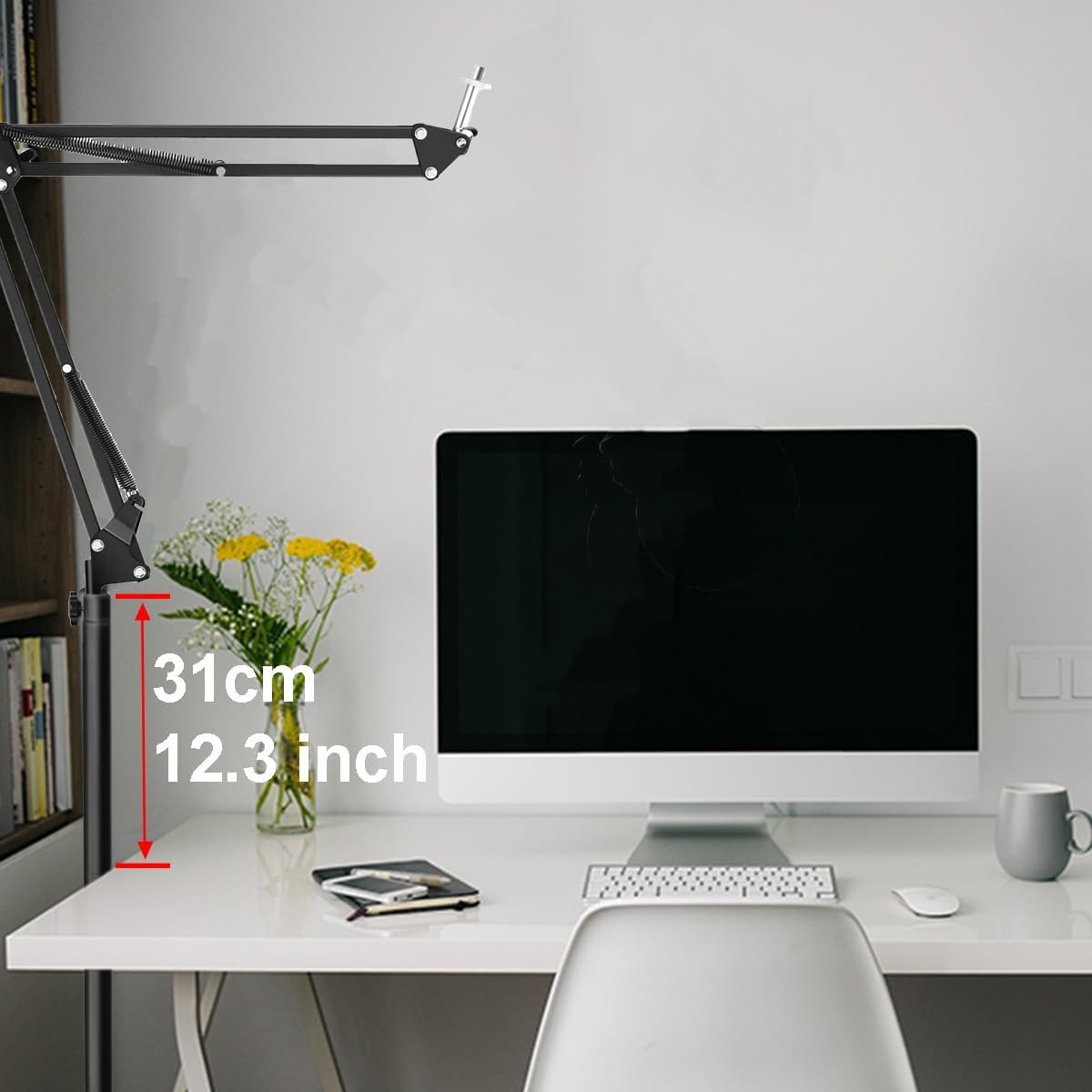 Acetaken Mx Brio 4K Webcam Floor Stand,70-Inch Telescopic Floor Holder With Webcam Magnetic Mount Compatible With Logitech Mx Brio 4K,Brio 4K,100,300,500,C270,C310 Webcams
