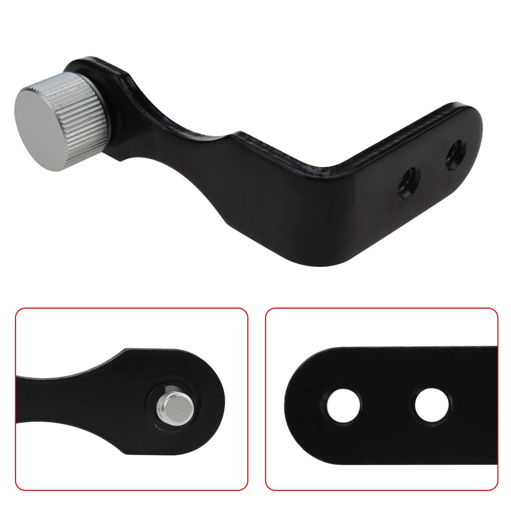 Astromania Universal L Type Metal Binocular Tripod Adapter For Binocular And Minocular - Black