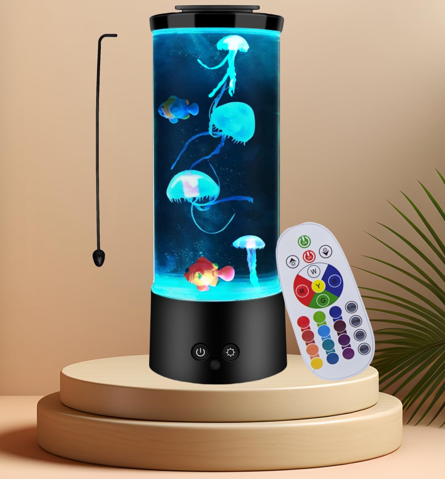 Lehaha Jellyfish Lamp With 16 Color Changing Relax Mood Light With Remote Control Usb/Battery Jellyfish Aquarium For Home Office Table Room Decor For Kids Adults