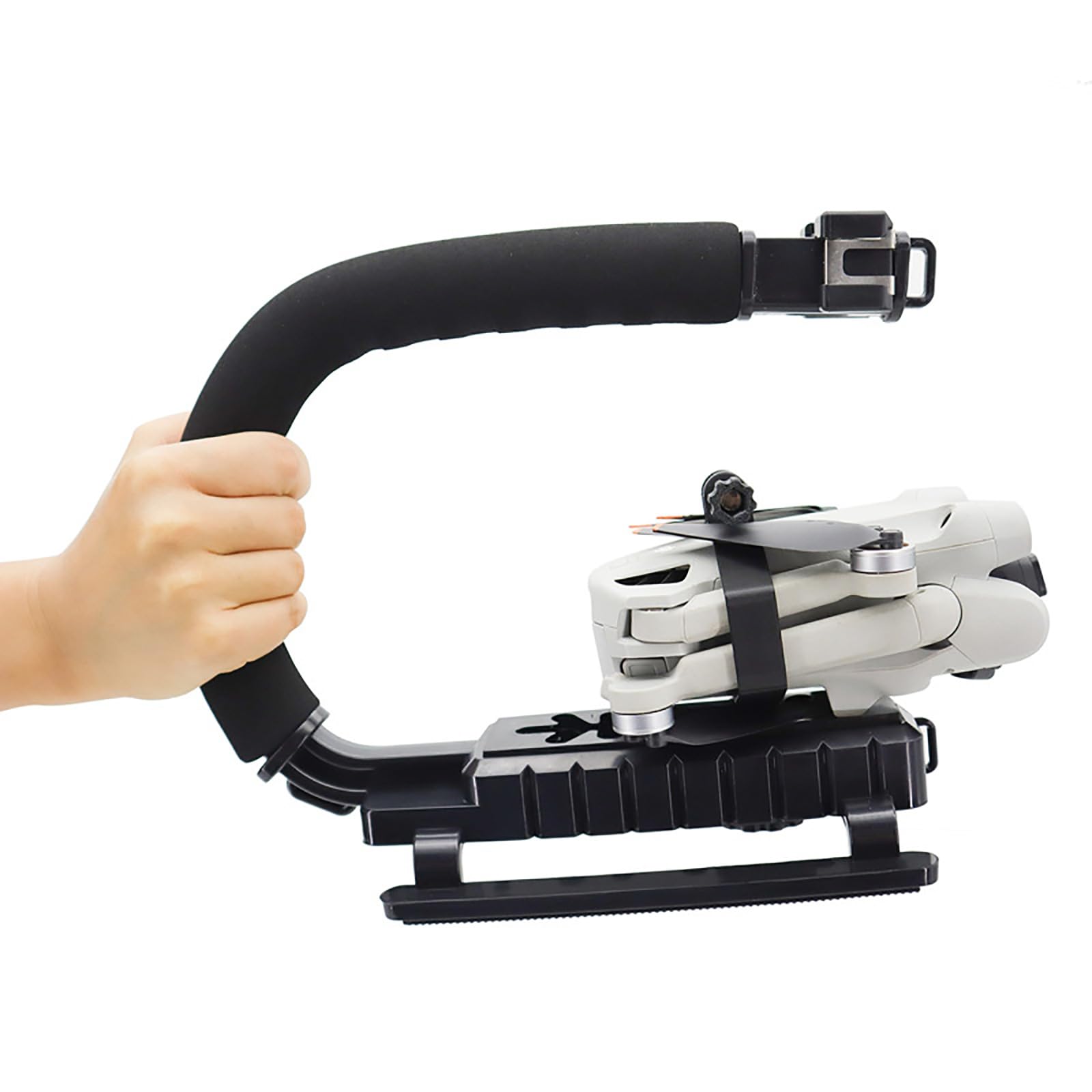 Rumds Lightweight And Portable Video Action Stabilizer With Hot Shoe Mount Stabilizing Handle Grip For 3 3