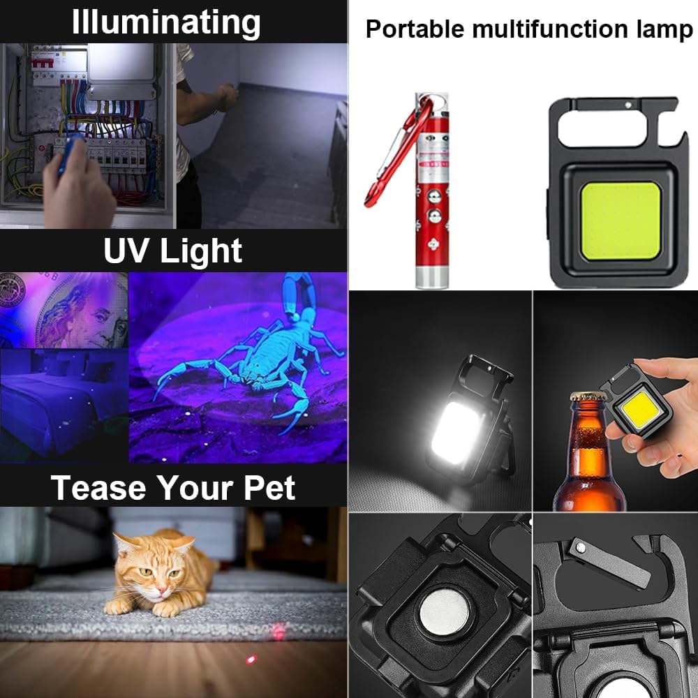 Bikacu Flashlights Led High Lumens Rechargeable, 1200000 Lumens Powerful Flashlight, Super Bright Tactical Flash Light, High Power Handheld Usb-C Flashlights, 5 Modes Waterproof & Zoomable For Camping