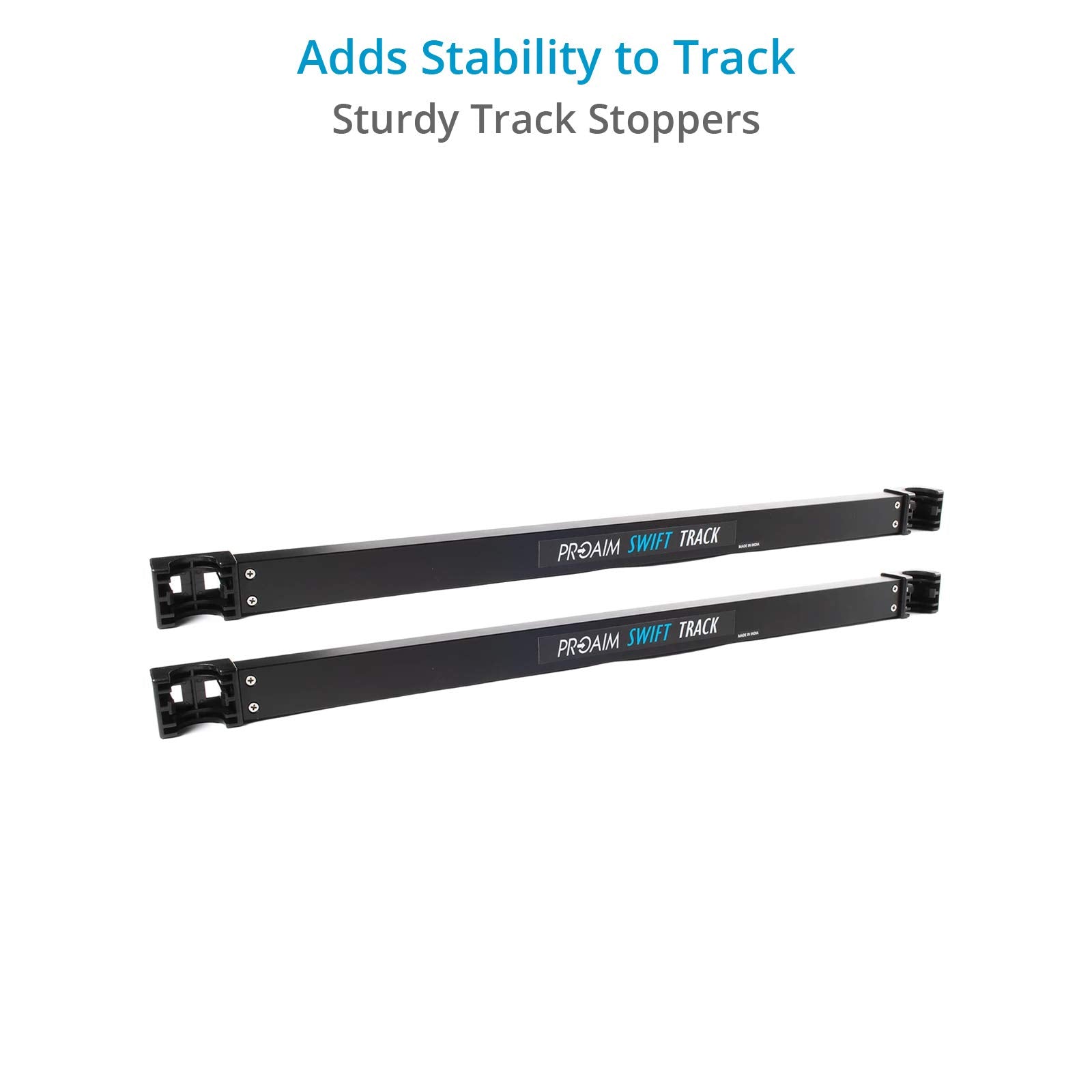 Proaim 12Ft Straight Aluminum Camera Dolly Track. Diameter-32Mm. Center Distance -28”. Payload Up To 400Kg / 882Lb. (P-Trk-12)