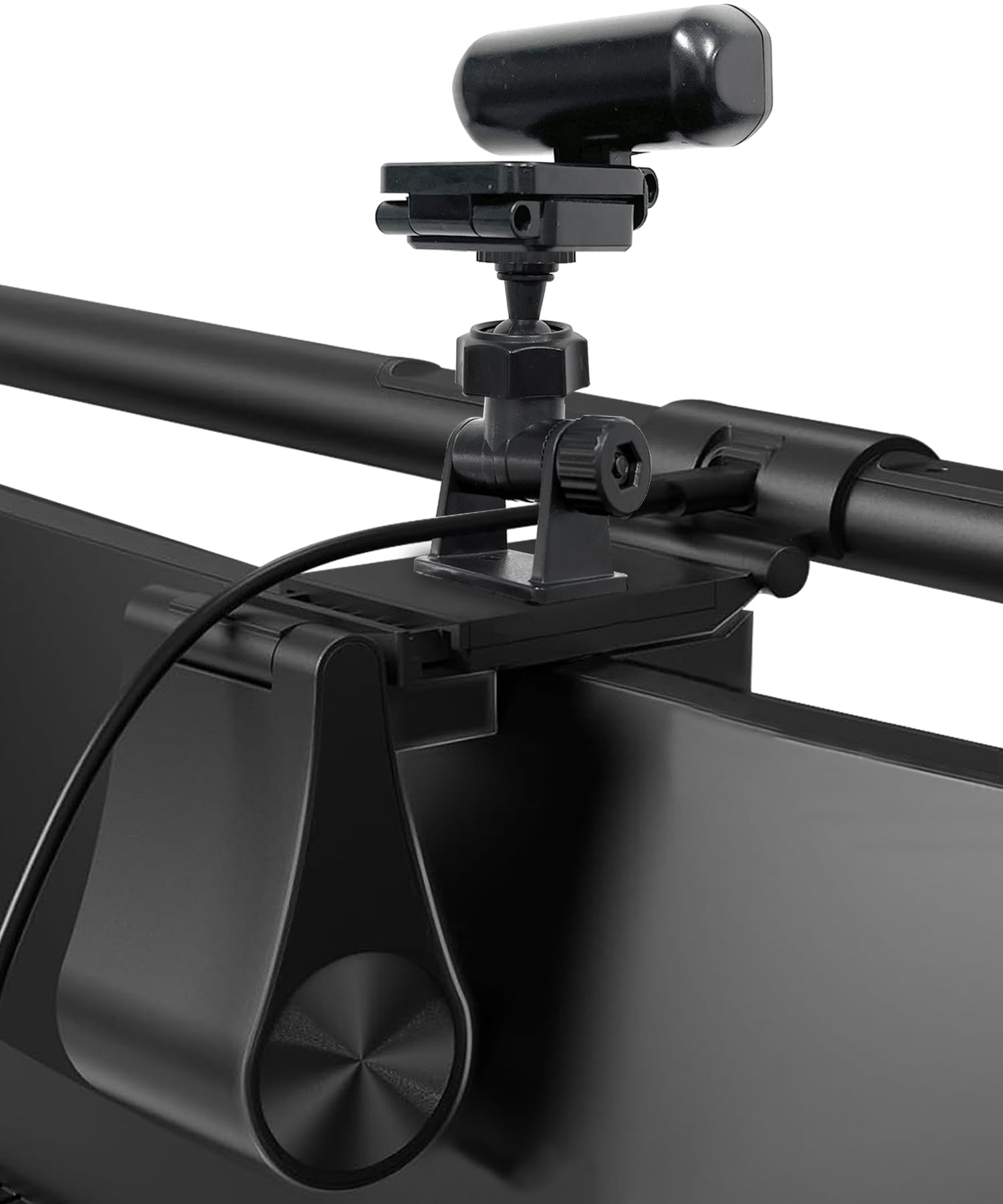 Jcwiny Web Cam Accessory Screenbar Halo, Webcam Stand For Monitor Light Bar Angle Adjustable Computer Light Webcam Mount For Benq Quntis Monitor Lamp Super Strong Nano Adhesive Mount