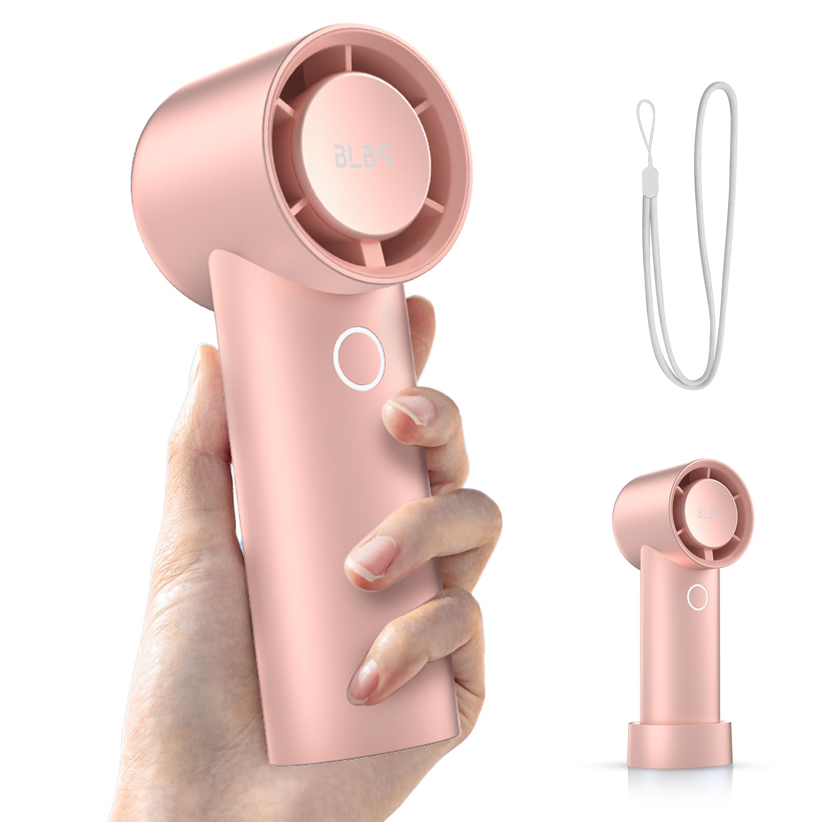 Portable Handheld Turbo Fan: 15000Rpm Highspeed Personal Mini Fan With 14Hrs 6000Mah Rechargeable - Koospark