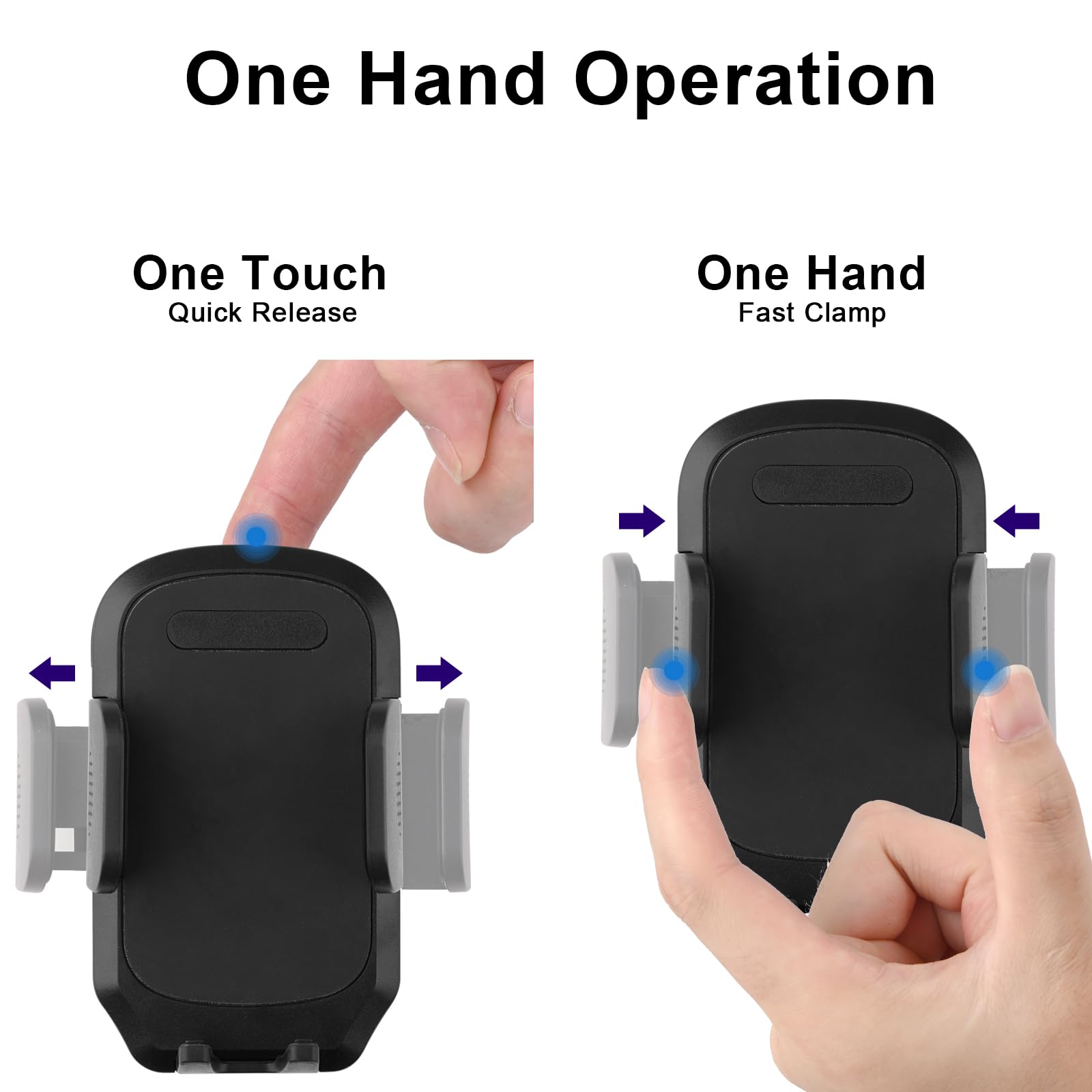 Uyodm Golf Cart Magnetic Phone Holder Mount, Ultra Strength 6N52 Magnets Cell Phone Caddy Compatible With Ezgo Club Car Yamaha,Fit For Most Smartphone,Thick Case Friendly