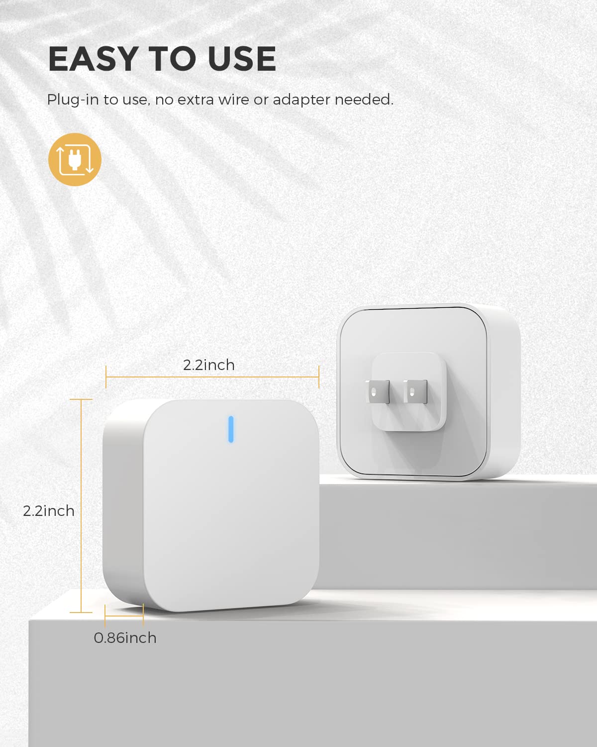 Arpha Smart Lock Wi-Fi Gateway G1, Remote Control Wi-Fi Bridge, Voice Control, Smart Hub Compatible