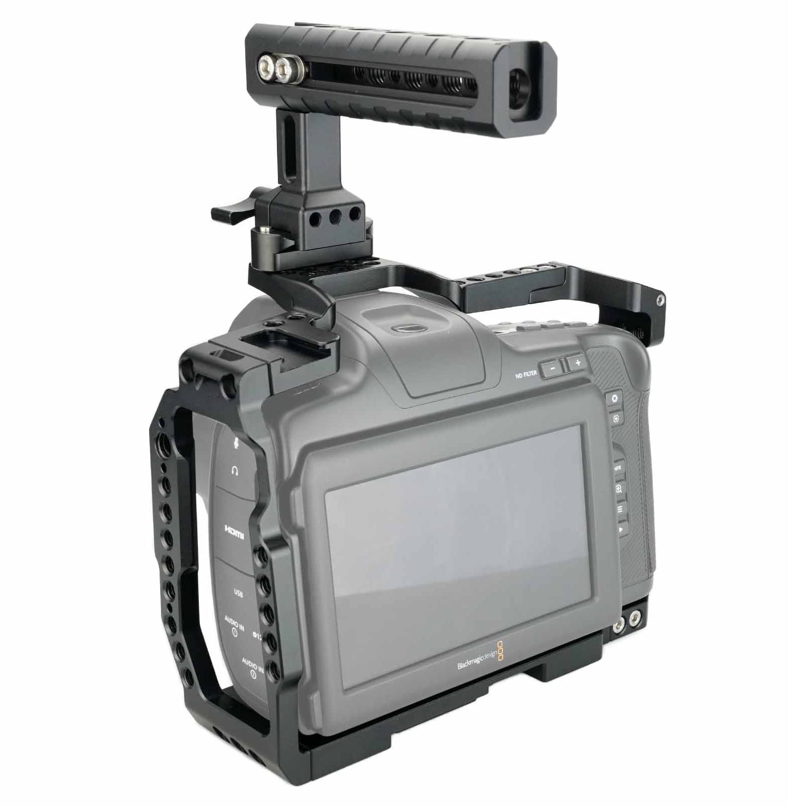 Magicrig Bmpcc 6K Pro / G2 Cage Kit With Nato Top Handle And Rail