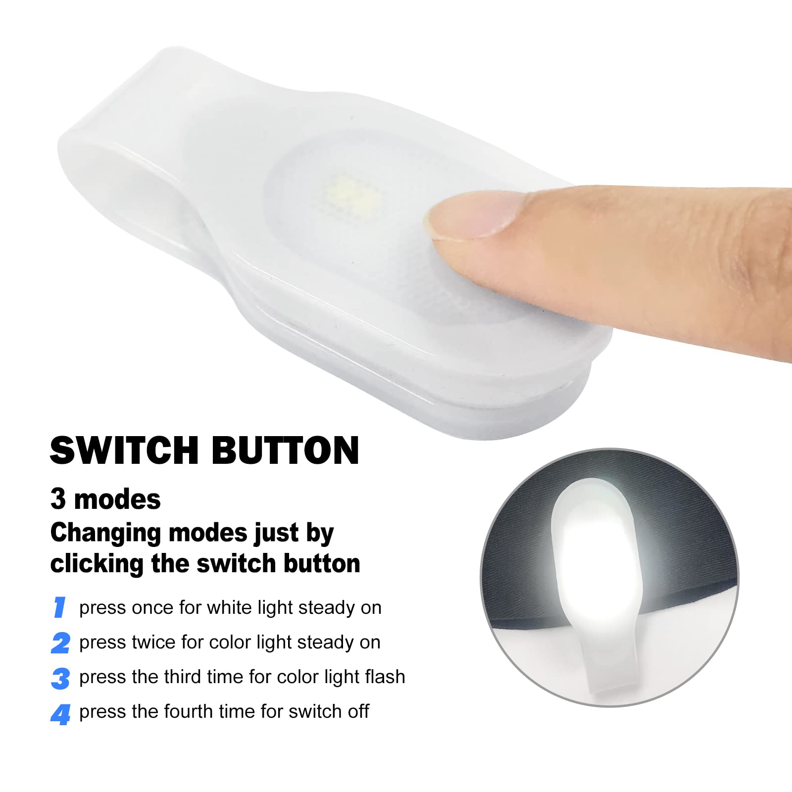 Pagful Nurse Nightshift Hands  Lightweight Emergency Led Flashlight Clip On Flashlight Suitable For Walking Running Pets Outdoor Emergency