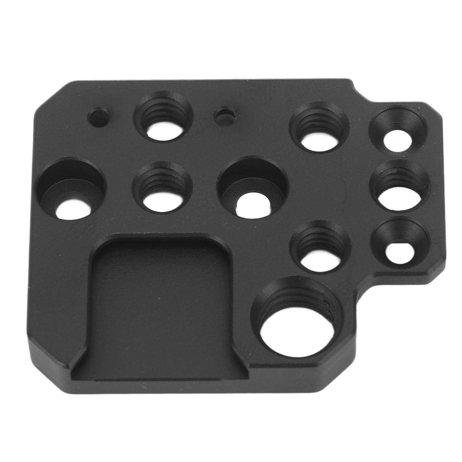 Kimiss Aluminum Alloy Quick Release Plate Camera Stabilizer Expansion Mount With Cold Shoe Interface For S Sc Rs2 - Lightweight &