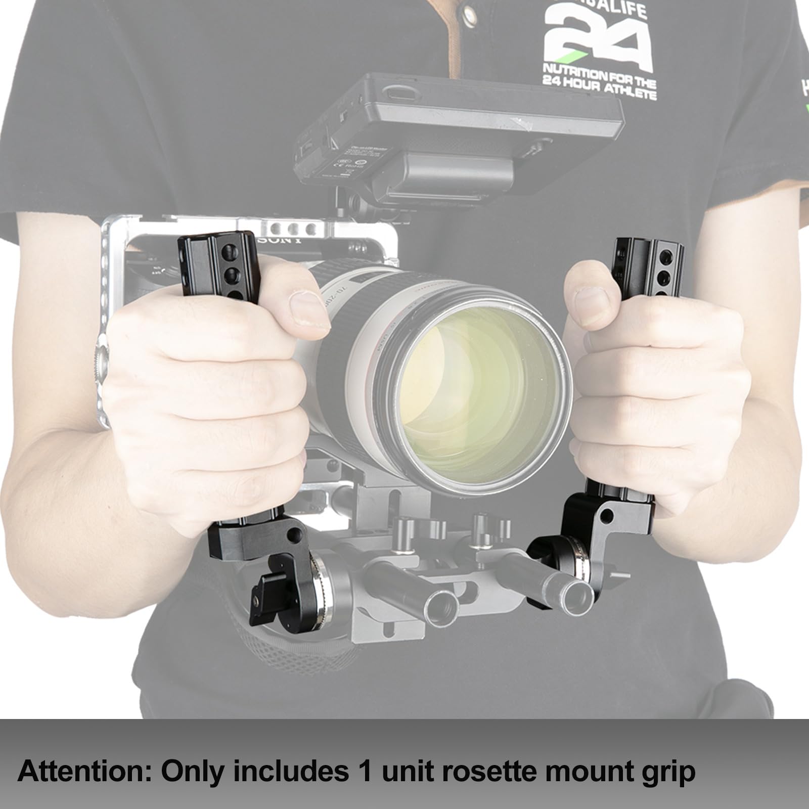 Niceyrig Rosette Mount Grip Handgrip For Arri M6 Thread For 15Mm Dslr Shoulder Rig Rail Block System