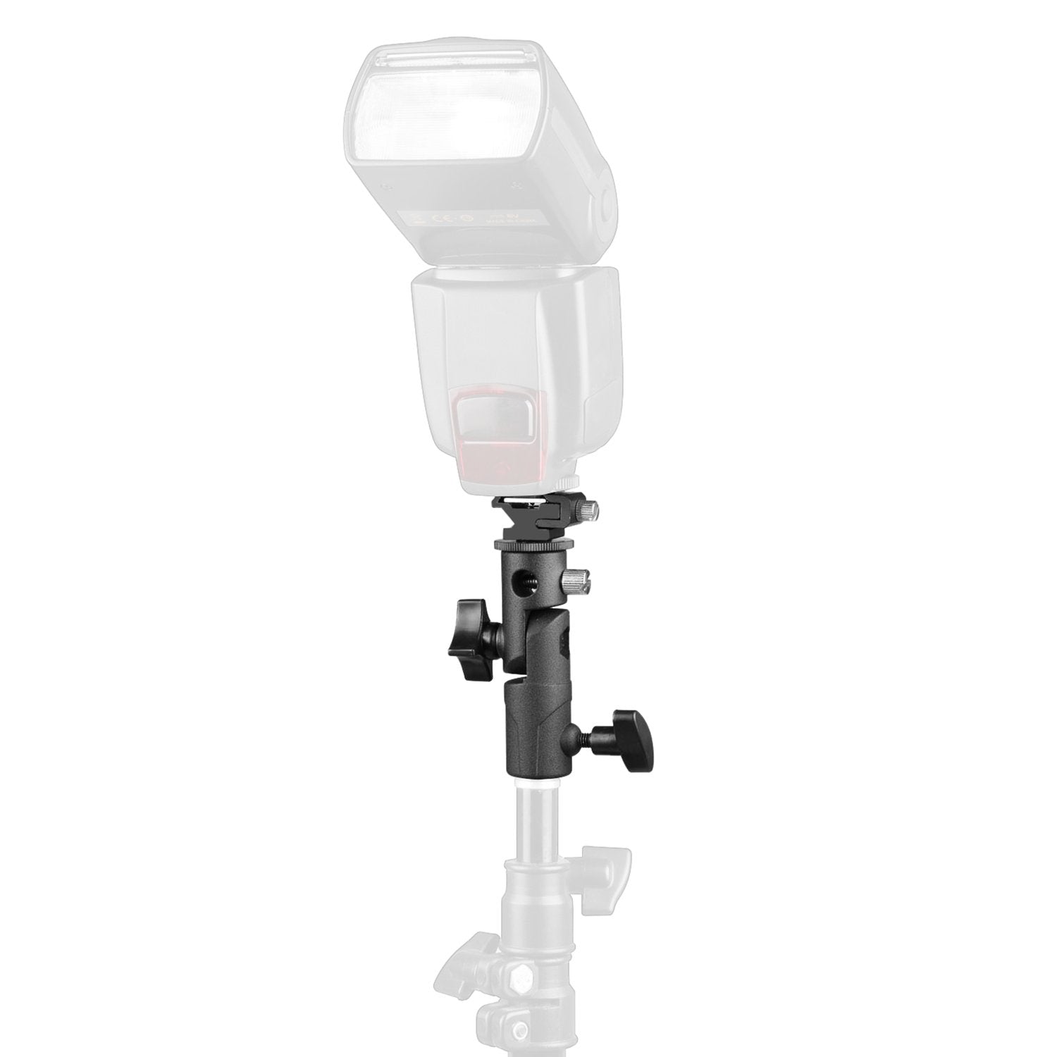 Anwenk 2Pack Camera Flash Speedlite Mount Swivel Light Stand Bracket With Umbrella Reflector Holder For Camera Dslr Nikon Canon Pentax Olympus And Other Dslr Flashes Studio Light Led Light