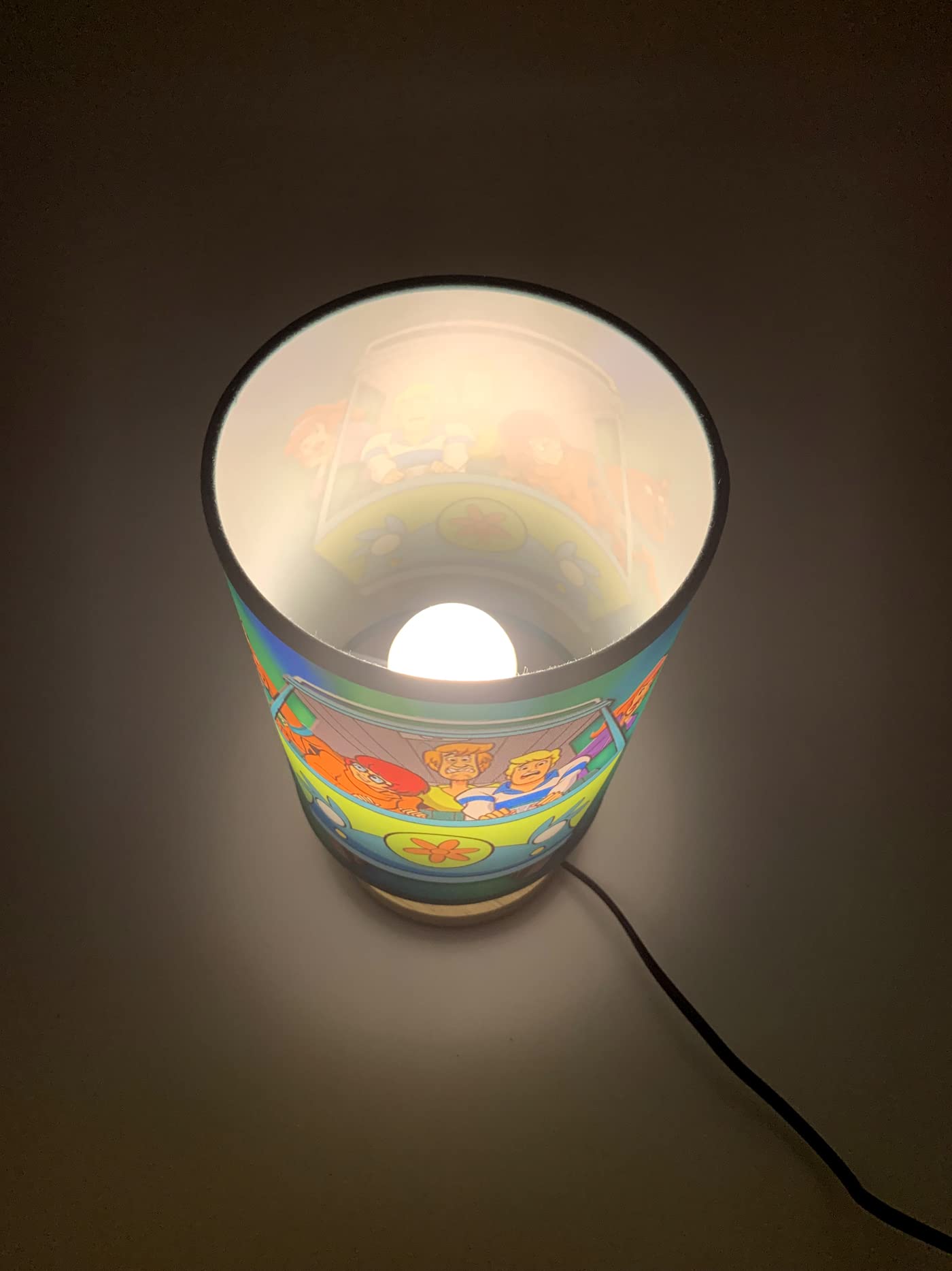 Fdecor Scooby Scoob Table Lamp Bedside Light Wood Base Room Decoration Or Great Ideas