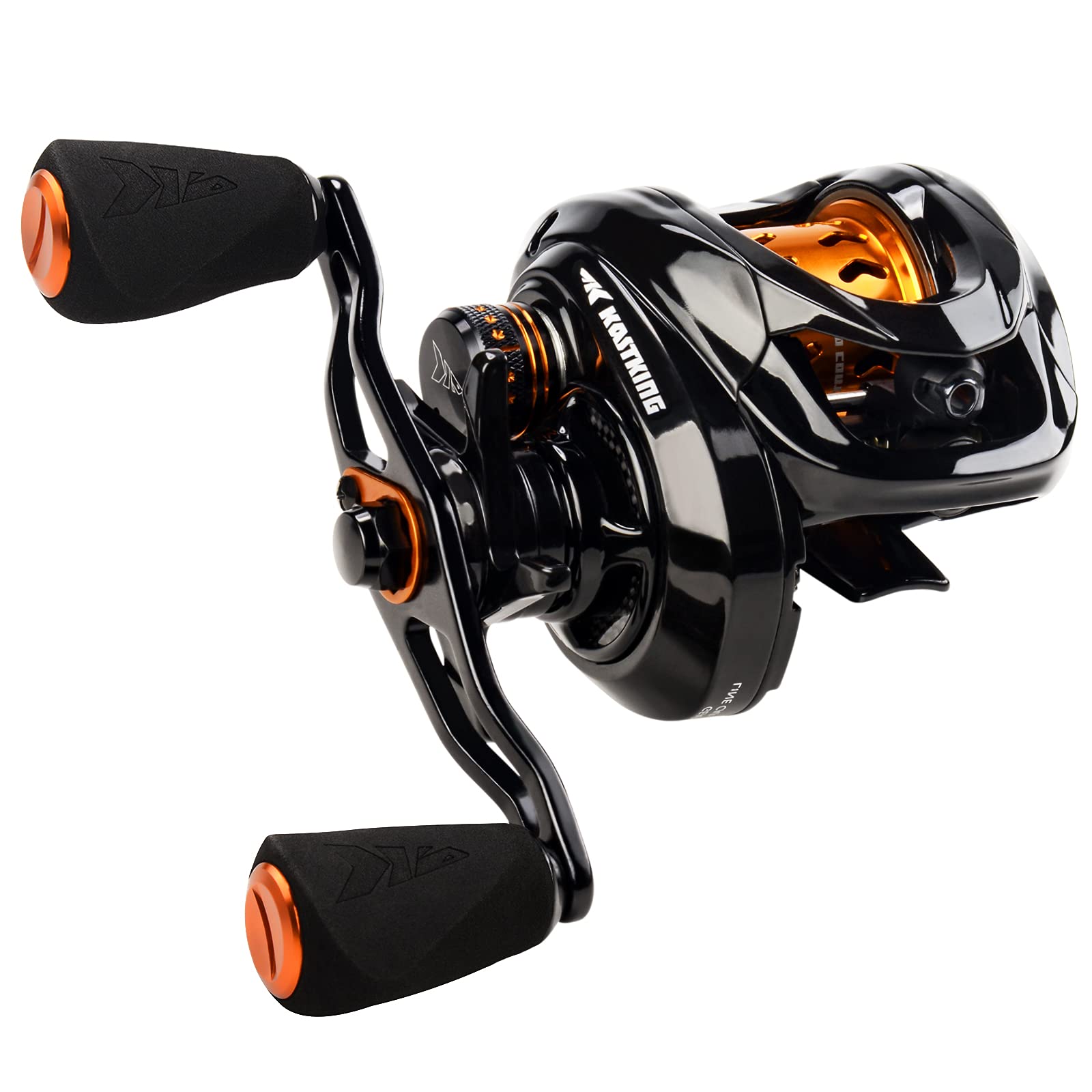 Kastking Zephyr Bait Finesse Baitcasting Reel, Carbon Fiber Fishing Reel - Drag Clicker Version, 7.2:1 Gear Ratio Fishing Reel - 5.6Oz Lightweight Bait Finesse System Freshwater Saltwater Casting Reel