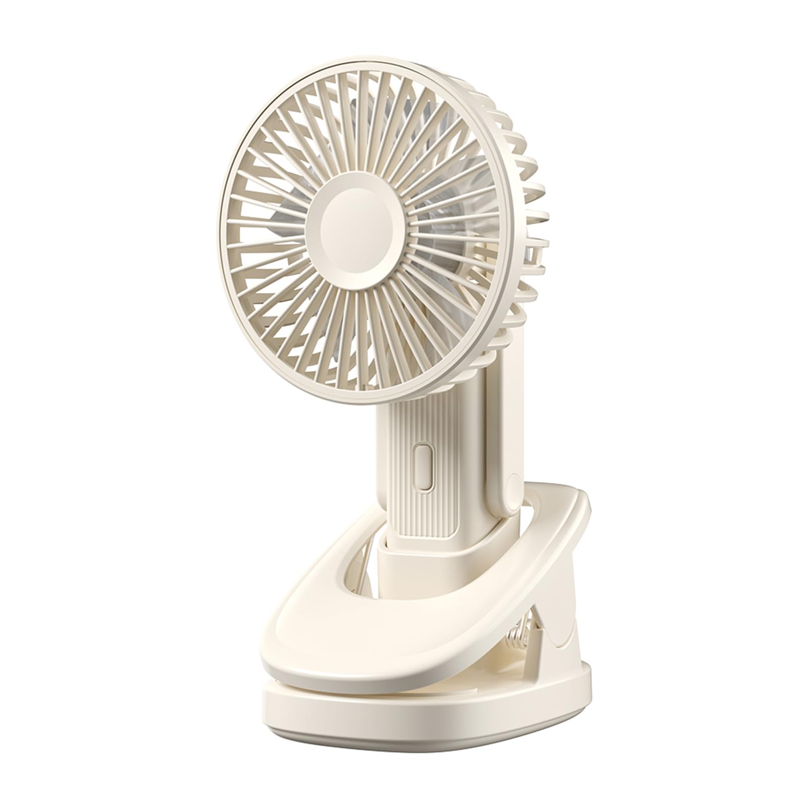 Oatsbasf Handheld Fan With 3 Speeds,90°Auto-Swinging,Ultra-Quiet,Rechargeable Personal Fan With Clip - Koospark