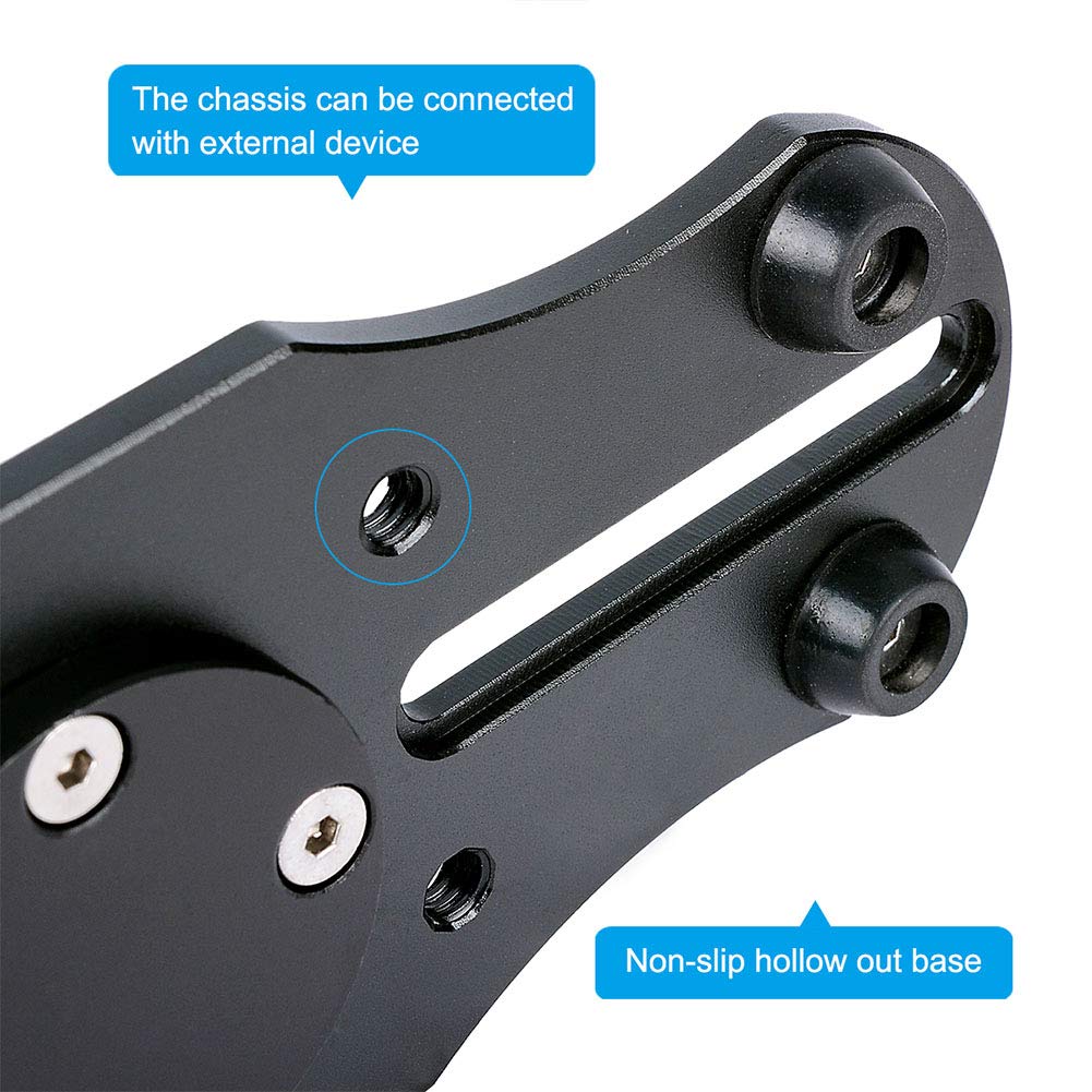 Kimiss Carbon Fiber Handheld Stabilizer With Quick Release Plate S60T For Dslr Cameras (#01)
