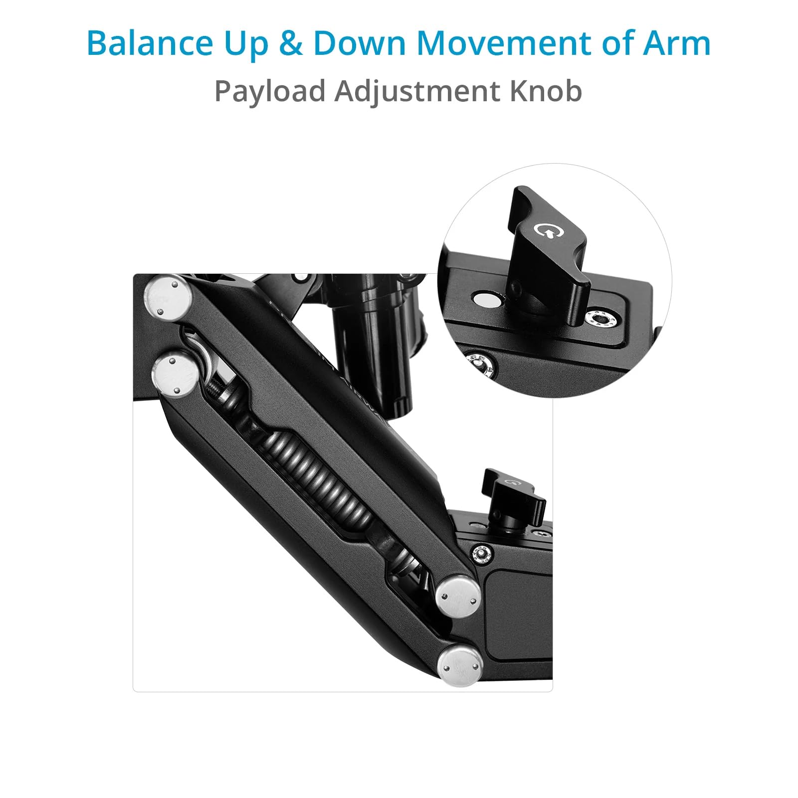 Proaim Air-Wave V5 Camera Vibration Isolator Arm For Small Camera Gimbal Setup. Payload Up To 3Kg/6.6Lb To 7Kg/15.4Lb (Vi-Arwv-5)