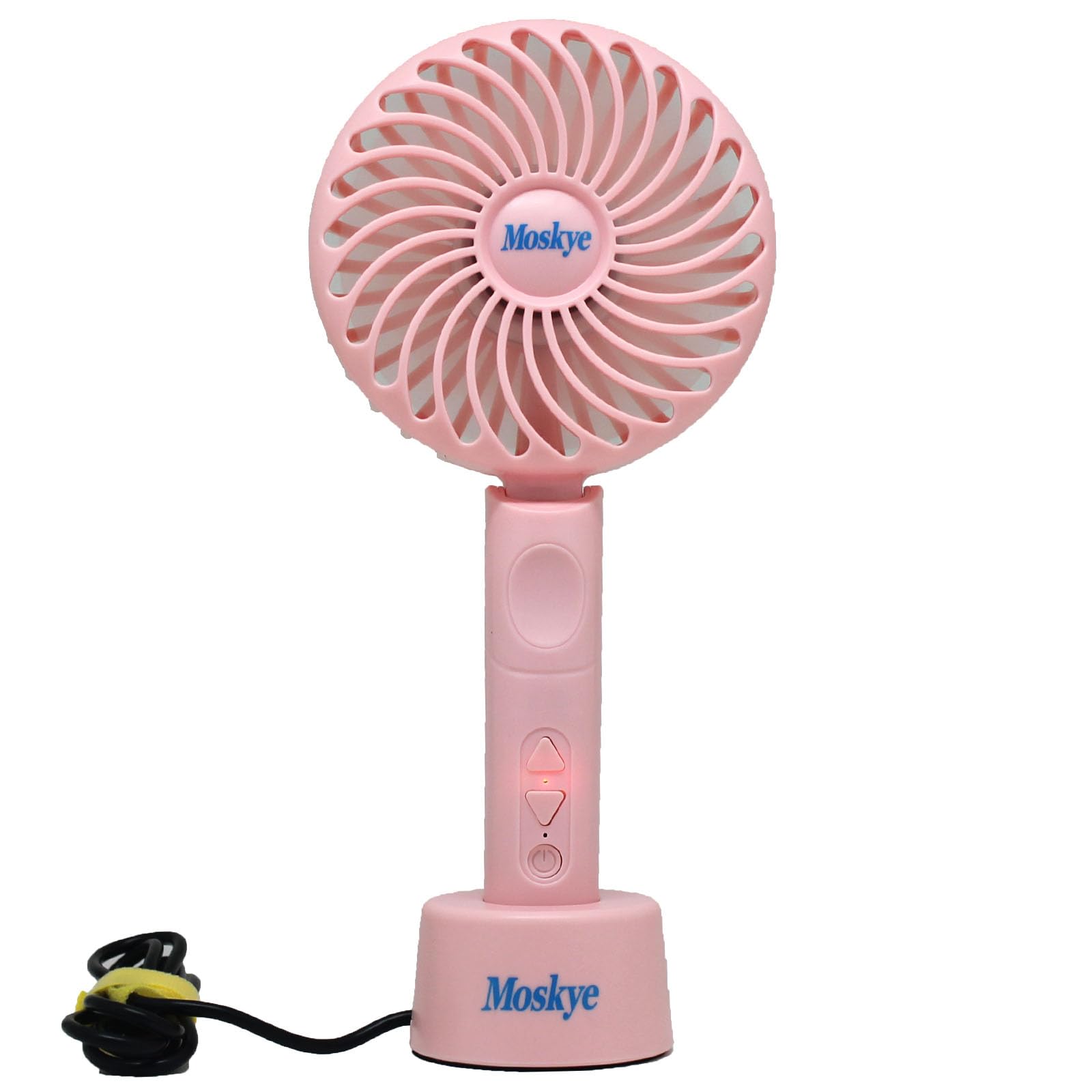 Long-Lasting Portable Handheld Personal Fan, Rechargeable, Small And Powerful Mini Usb Fan, 5 Speed - Koospark