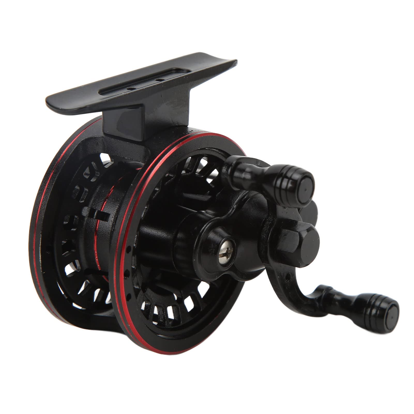 Sungooyue 3+1 Bearing All Metal Reel For Ice Fishing Rock Fishing, 5Kg/11.0Lb Braking Force Wheel Speed Ratio 3.0:1 Double-Speed Fishing Line Reel