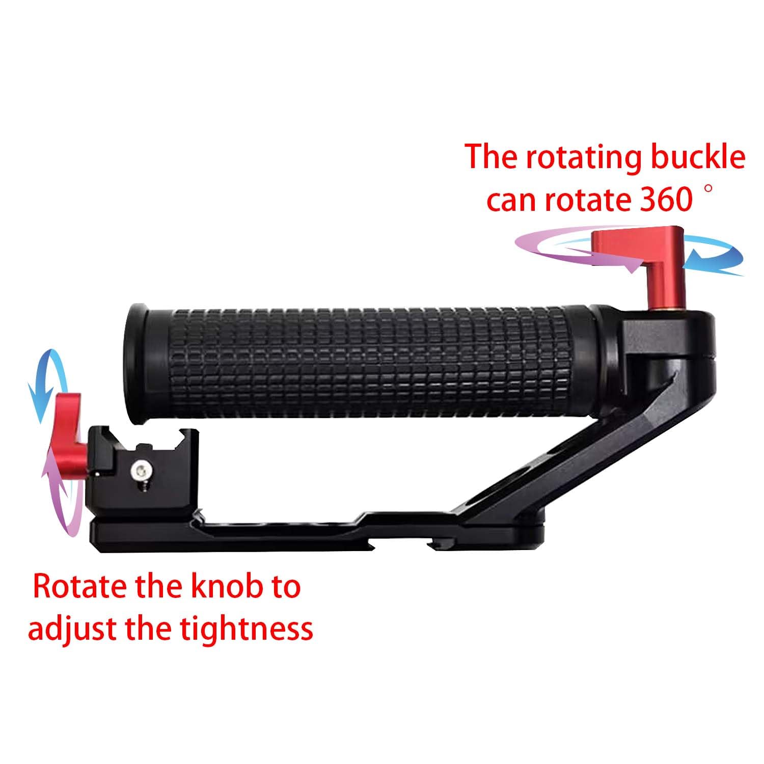 Loiezuir Silicone Sling Handle For Dji Rs4 Kettle Handle Rs2/3 Slr Camera Accessory Stabilizer Adjustment Expansion Multifunctional Handle Rs2 Rs3 Rs4Rs
