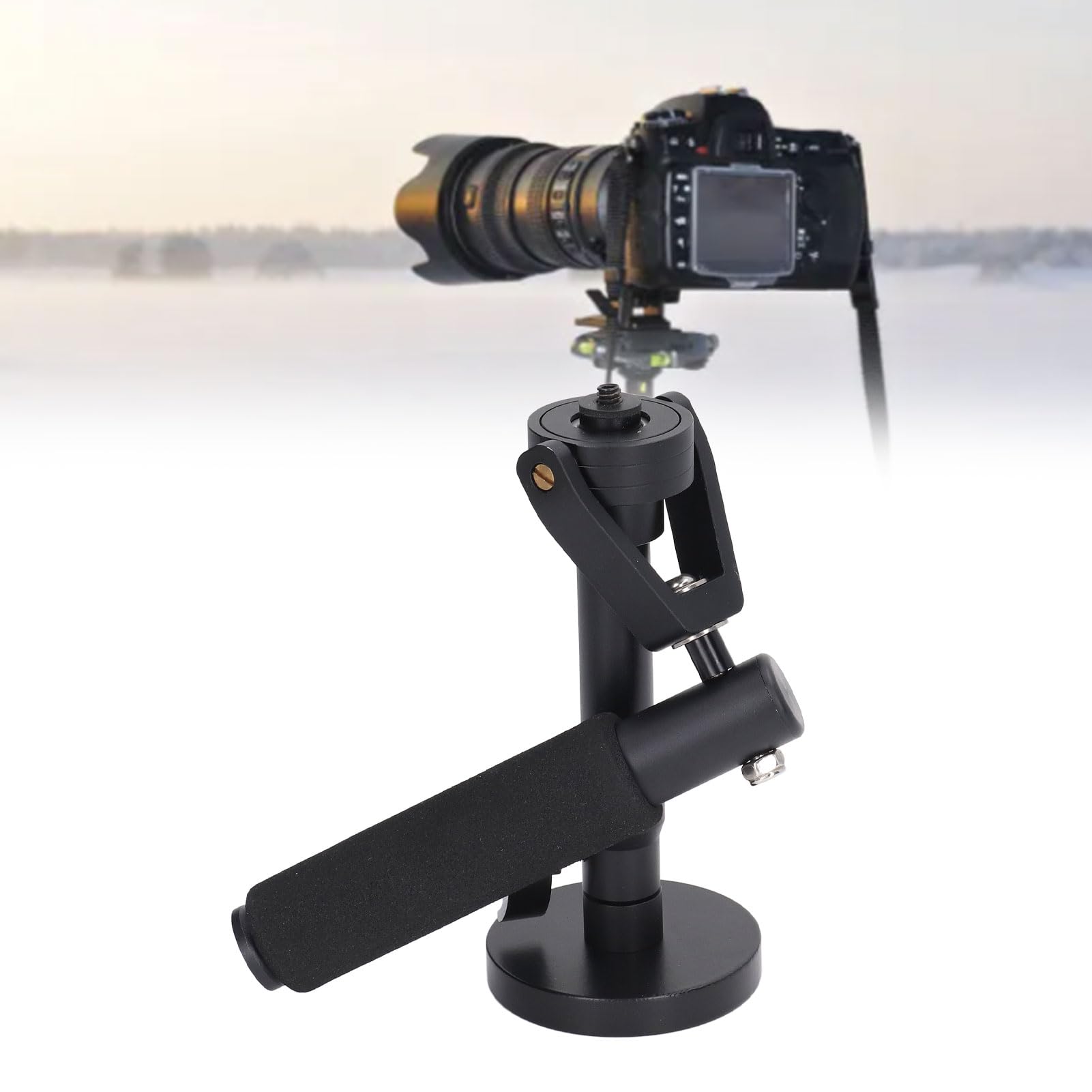 Diyeeni Camera Gimbal Stabilizer, 3 Axis Video Stabilizer For Lightweight Mirrorless Cameras, 1/4 Screw Port, Adjustable Height Handheld Stabilizer Steady, 3.5Kg/8Lb Load