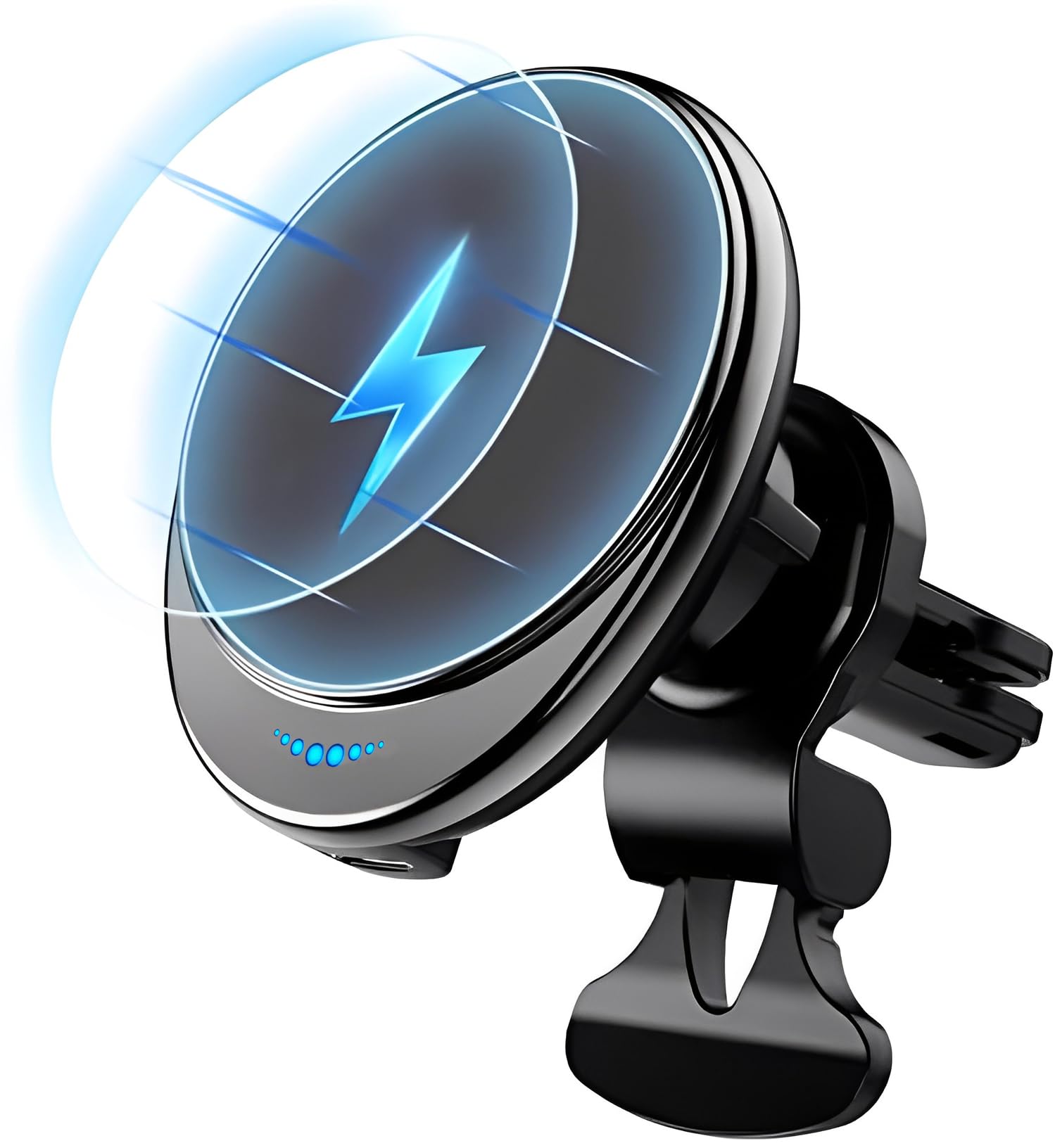 Hoseason Magsafe Car Mount Wireless Car Charger [15W Pro ] Universal Vent Car Charging Fits Iphone16 Pro Max Plus Mini 16 15 14 13 12