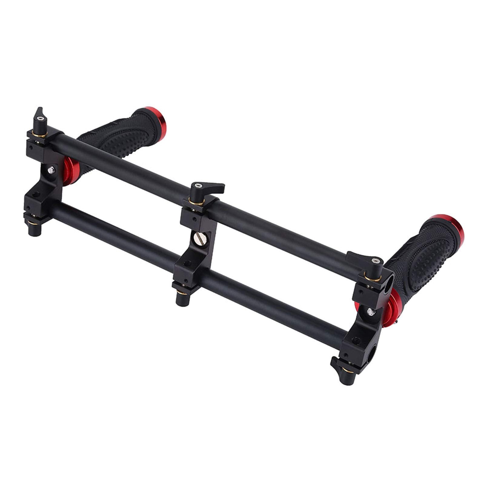 Fydun Dual Handle Grip Professional Handle Camera Stabilizers Camera Dual Grip Extender Handle Gimbal Stabilizer Rig Accessory With 1/4 And 3/8 Screw Hole