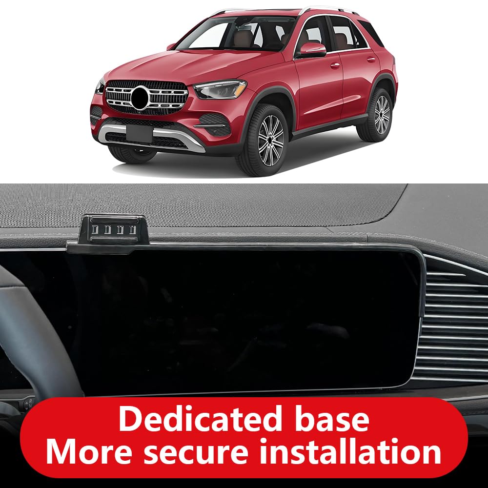 Lunqin Car Phone Holder For Mercedes Benz Gle Class 2020     , Gls Class 2020- Auto Accessories Navigation Bracket Interior Screen Decoration Dash Board Mobile Cell Phone Mount Case