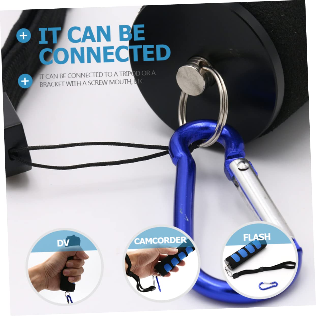 Nuobesty Ergonomic Design Camera Handle Grip Stabilizer For Video Light Comfortable For Long Use