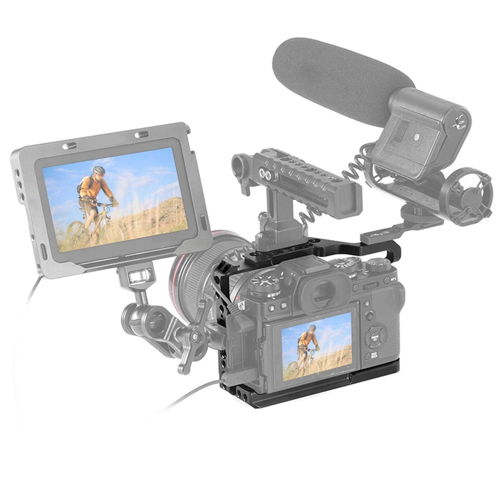 Pomya Camera Cage For /, Cnc Machining Vertical Shooting Photography Slrmirrorless Camera Stabilizer
