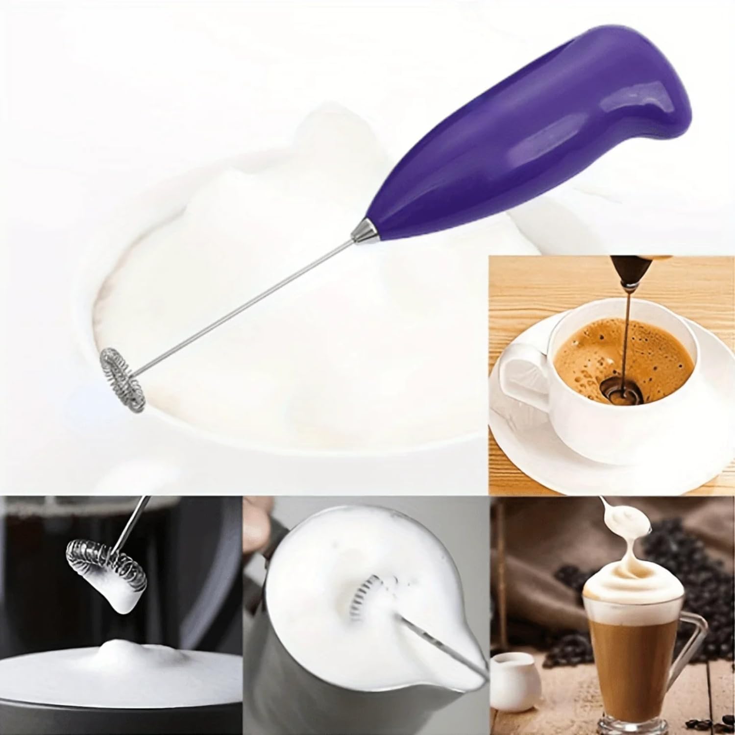 Uniqus Handheld Whisk Coffee Coffee Blender Egg Chocolate/Cappuccino Mini Portable Blender Kitchen Blender Tool