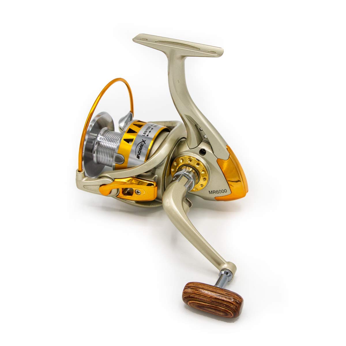 Rite Angler Fishing Reel Smooth Lightweight W/Collapsible Handle Spinning Reel