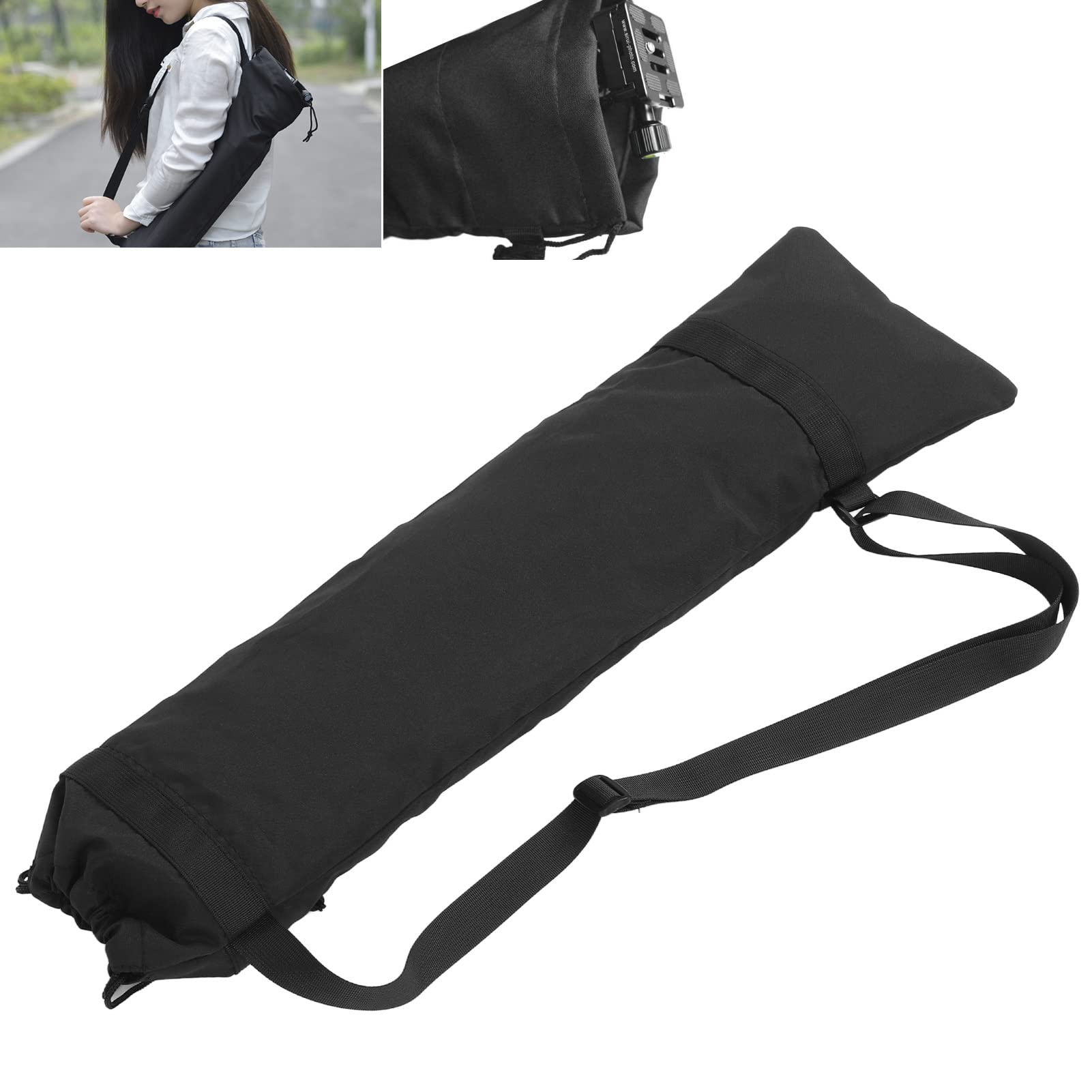 Shanrya Light Stand Tripod Monopod Camera Case, Light Stand Tripod Carrying Bag Nylon Portable For Studio For Photographic Equipment(Medium)