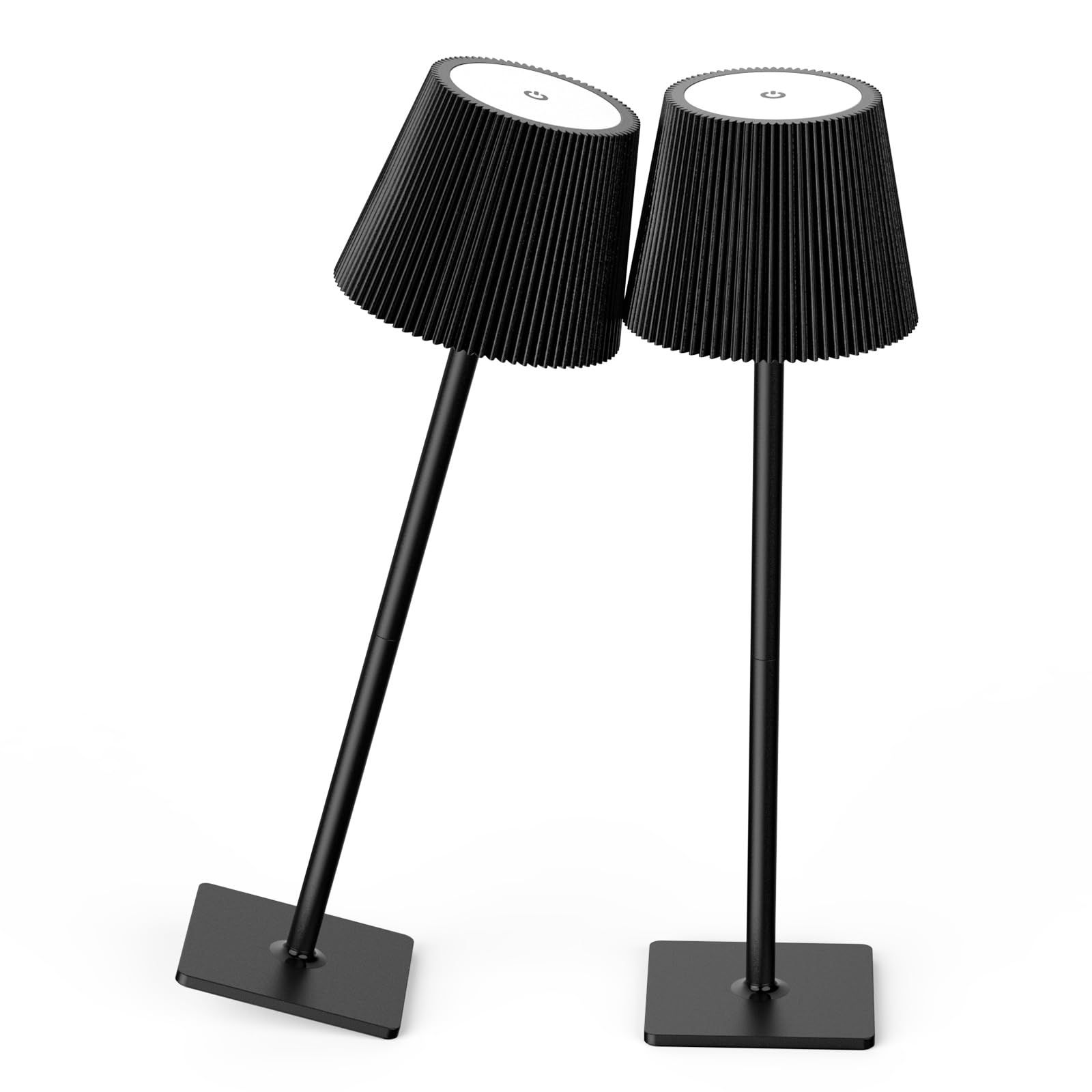Kadrama Cordless Portable Led Table Lamp With Stepless Dimming, Ipx4 Waterproof, 5000Mah Rechargeable Battery, Type-C Charging, 3W 4014 Led Light For Home/Outdoor