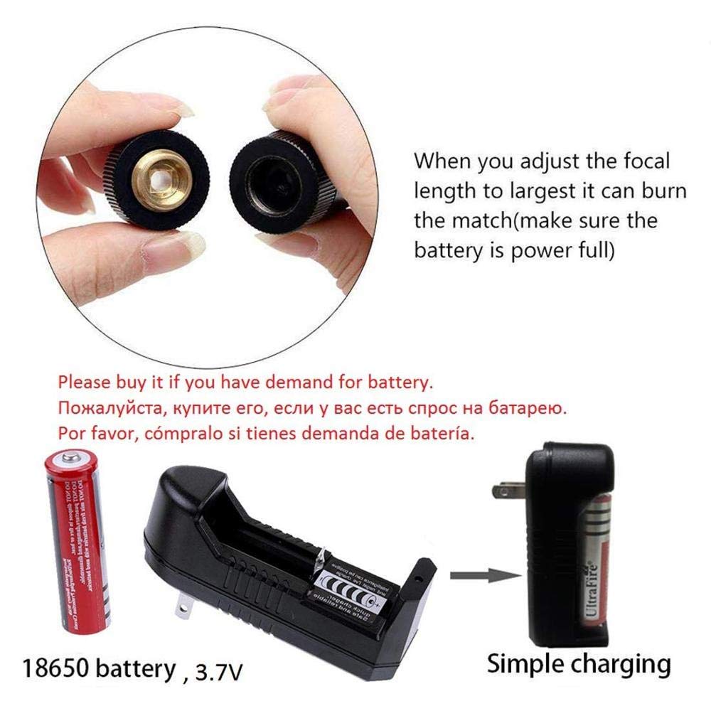 Yjoo Green Adjustable Focus Outdoor Flashlight Adjustable Focus Belt