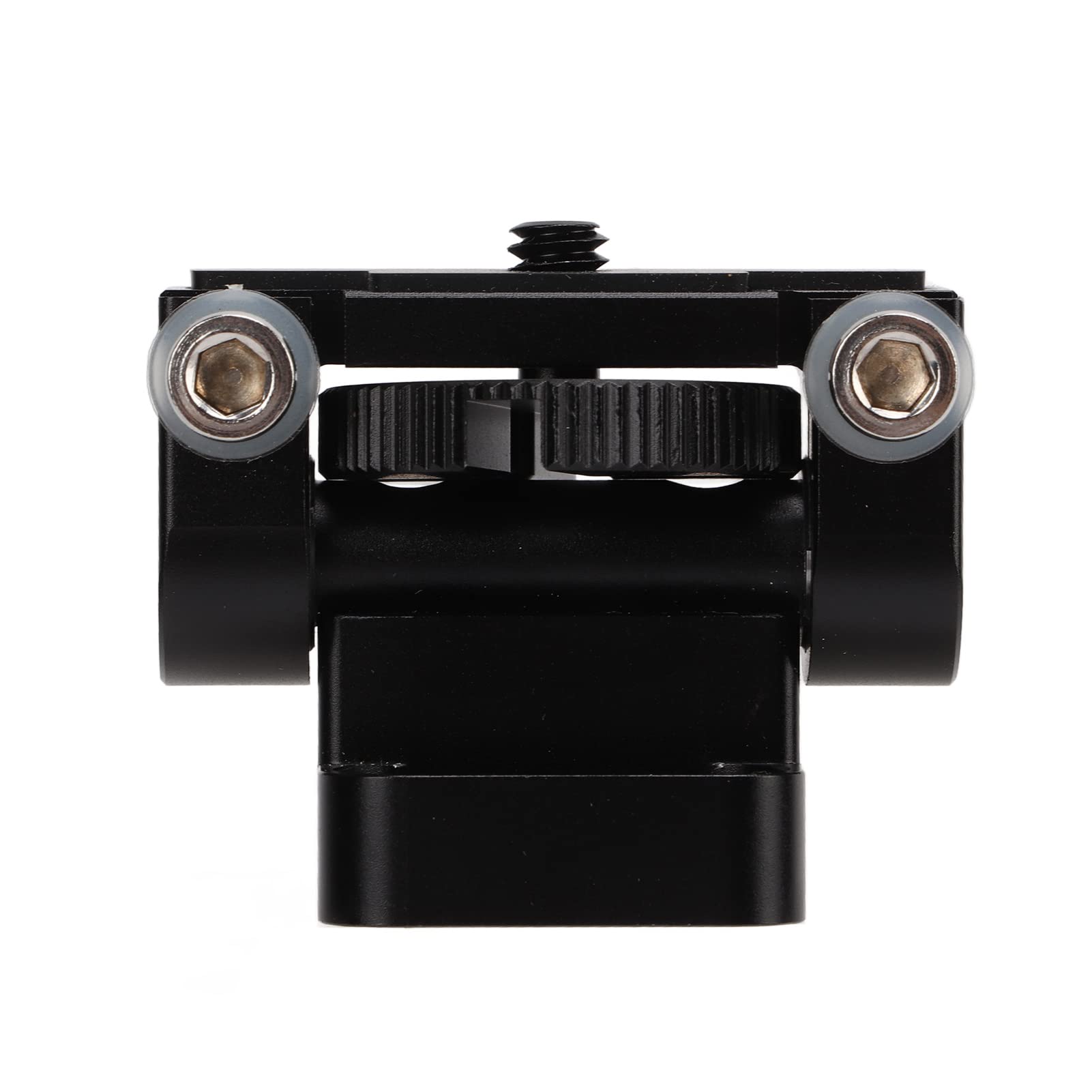 Mbeysaq Rabbit Cage Monitor Stabilizer With 1/4In Screw, Slr Camera Accessory, Quick Release Bracket, 180° Universal Mount, Black Aluminum Alloy, Easy To Carry