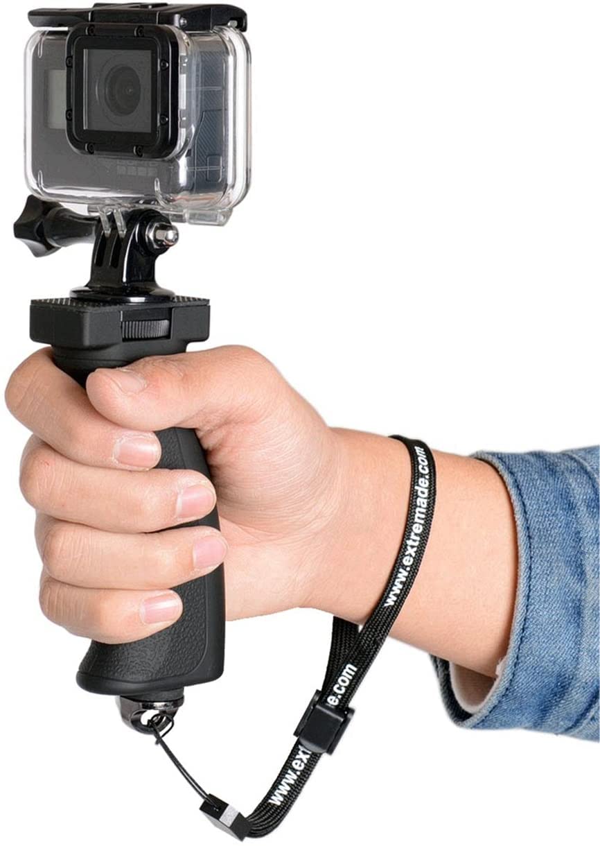 Fantaseal Universal Ergonomic Dslr Mirrorless Camera Camcorder Monocular Hand Grip Stabilizer, Portable Handheld Selfie Stick, Long Focus Lens Video Light Holder Mount For Youtube Tiktok Vlogging Starter Kit
