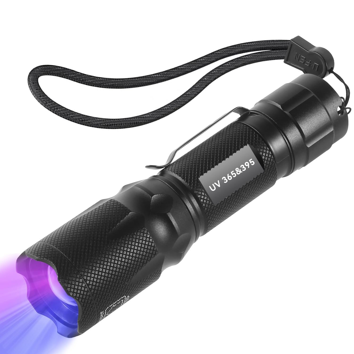 Tnatra Uv 365Nm 395Nm Blacklight Flashlight For Uv Glue Curing,Rocks & Minerals Hunting,Pet Stain Detector,Scorpion Finder, Dry Stain, Portable,Zoomable Handheld Ultraviolet Flashlight Black Light