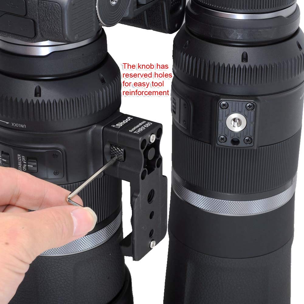 Duomianshou Lens Collar Stand Replacement Foot Tripod Mount Ring Base Compatible With Canon Rf 600Mm F11 Is Stm And Rf 800Mm F11 Is Stm, Lens Support Holder With Arca Fit Quick Release Plate Dovetail Groove