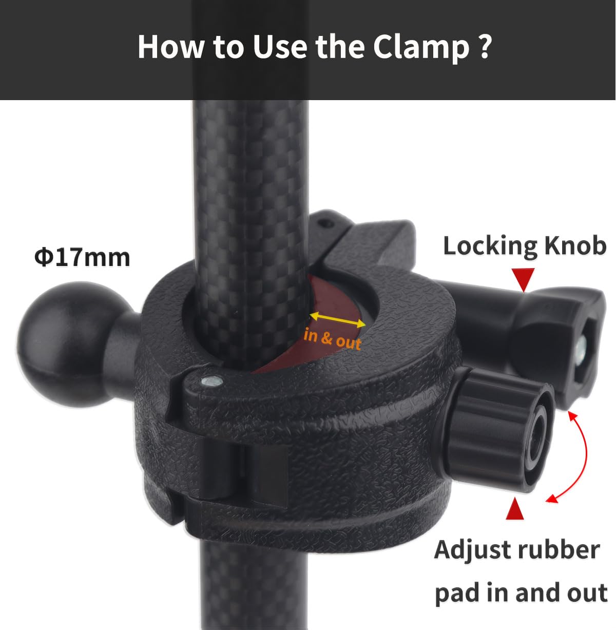 Rigdance Magnetic Phone Holder For Insta360, For Dji Osmo Pocket 2 3 Used On Selfie Sticks, Boat Phone Holder, Cell Phone Holder For Microphone Stand/Tripods, Fits For 17Mm-25Mm Tubes