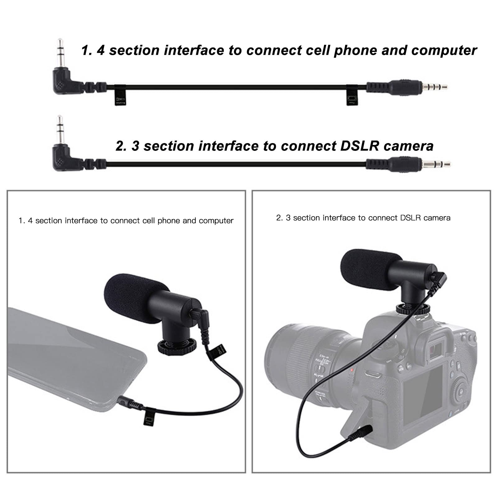 Agatige Dv Bracket Stabilizer Kit,Video Action Stabilizing Handle Grip Professional C Shaped Handheld Photography Stabilizer Grip With Mic Fill In Light For Micro Movies
