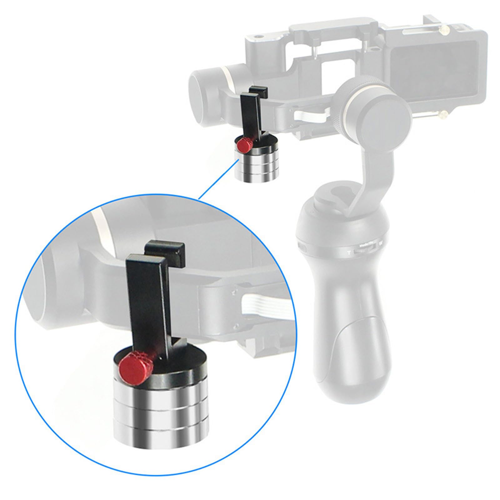 Dbeixiwei Detachable Counterweight Set Durable Photography Lovers Accessory Aluminium Alloy Handheld Stabilizer Leveling Weights