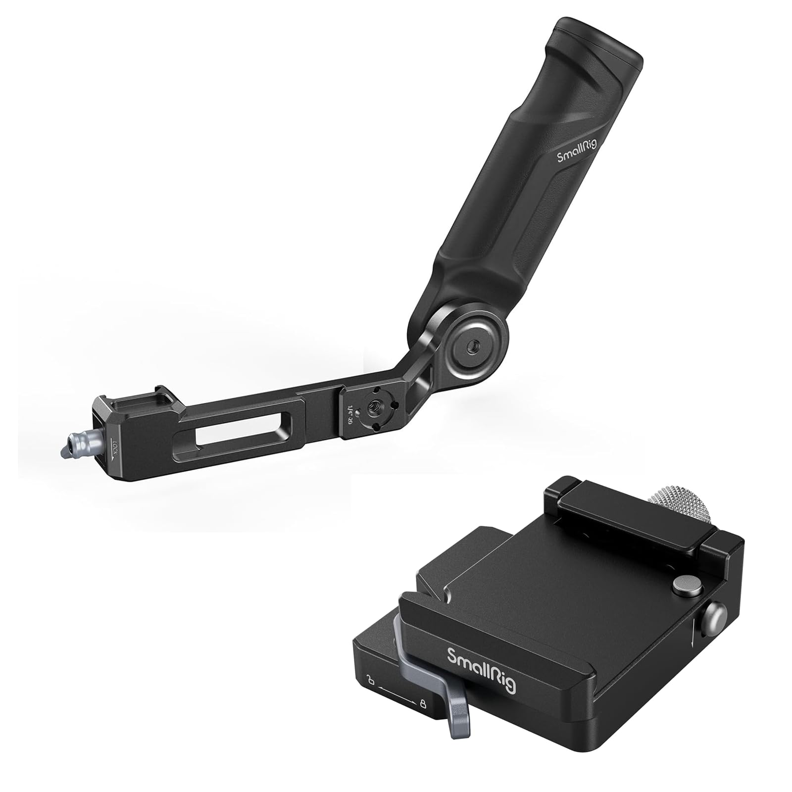 Smallrig Plastic Lightweight Adjustable Handle Sling Handgrip For Dji Rs 3 Mini + Rs 3 Mini Quick Release Clamp