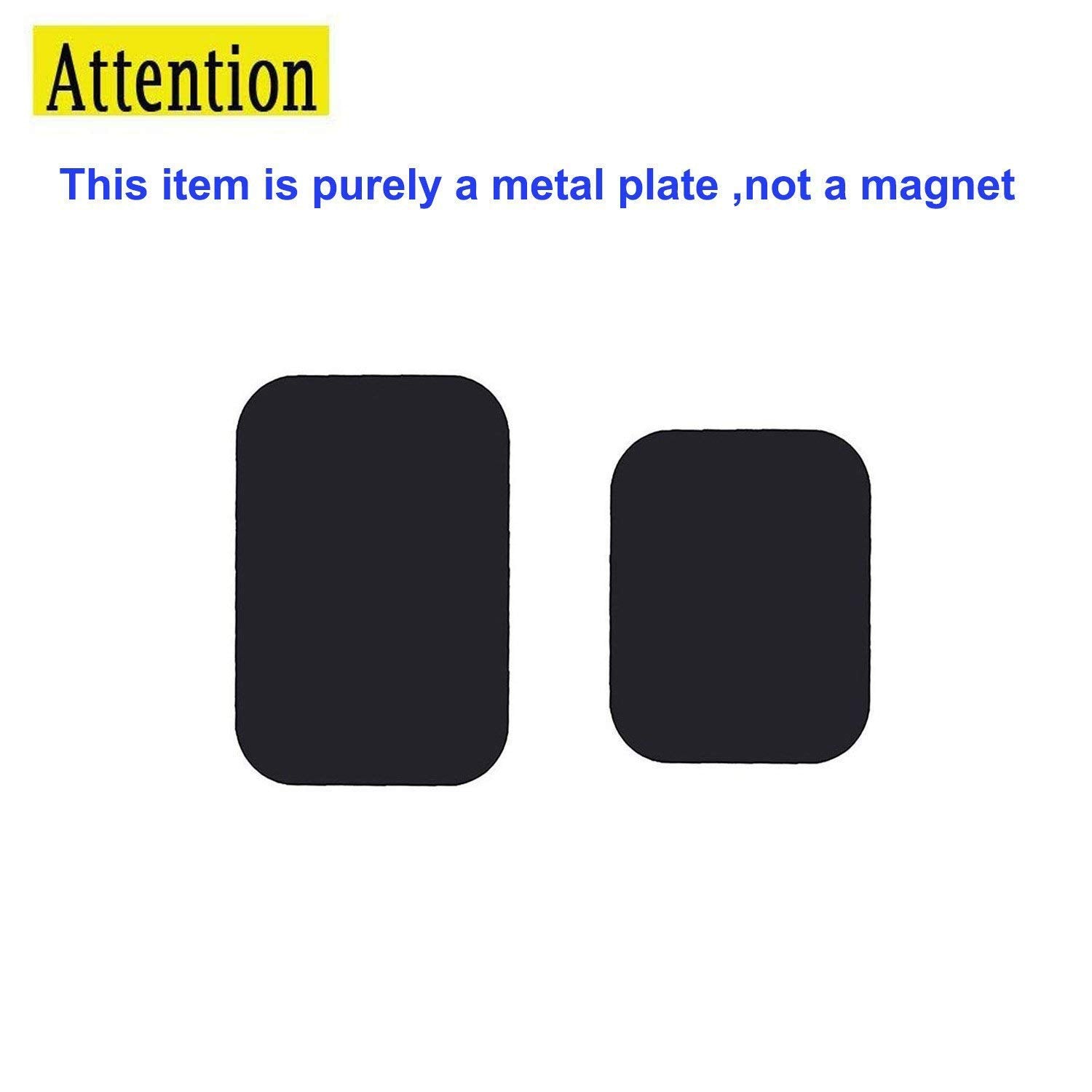 Panmout Best Tek Mount Metal Plate, Phone Magnet Sticker, Metal Plate For Magnetic Mount 8 Pack