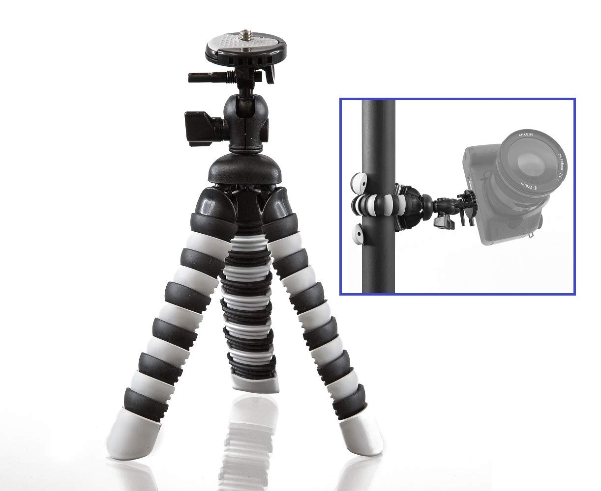 Studio Series 8" Flexible Gripster Tripod For Sony Alpha A6400 Ilce-6400