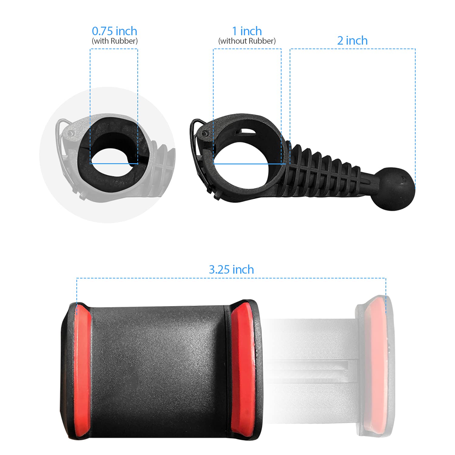 Ls Limo Studio Limostudio Limostudio [1-Pack] 360° Rotatable Phone Holder Ring Light Attachment, Stand, Compatible With Smartphones, For Tripods, Makeup, Video Conferencing, Gaming Live Stream, Photography, Agg3226