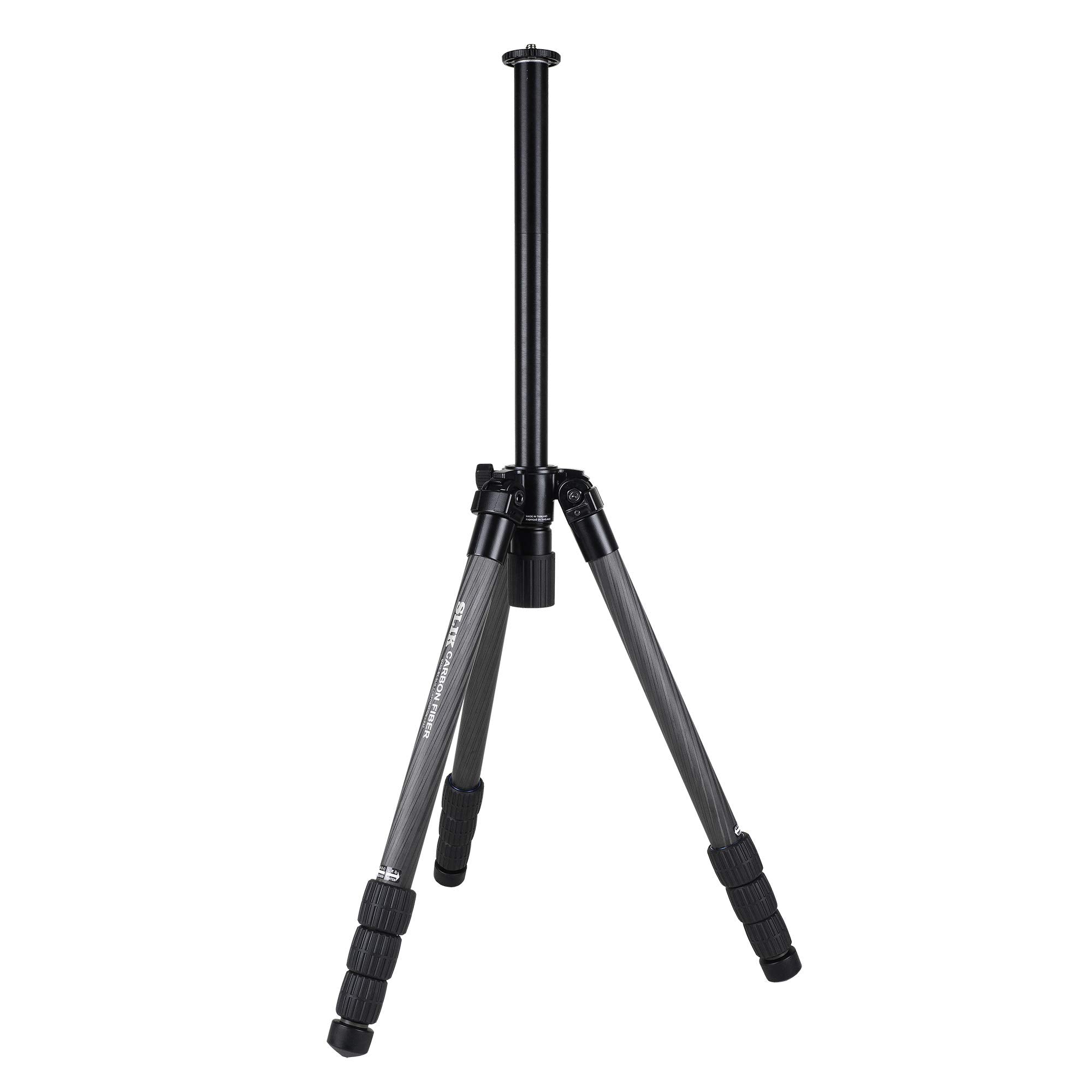Slik Pro Cf-834 4-Section 65" Carbon Fiber Tripod Black (615-923)