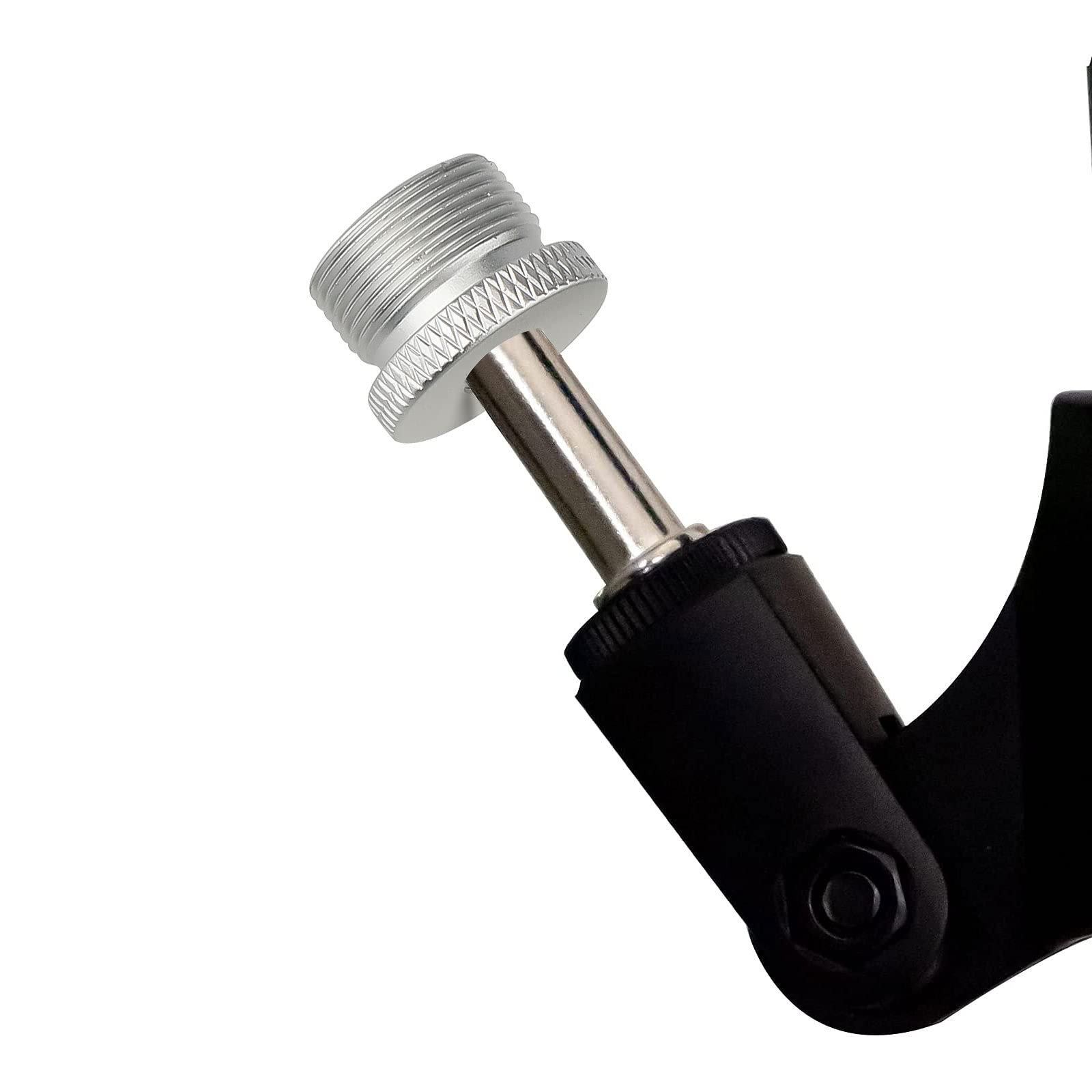 Savita Mic Stand Adapter Kit Includes 1 Piece 1/4 Female To 5/8 Male Screw Thread Adapter 1 Piece 5/8 To 1/4 Screw Thread Adapter Tripod Screw Adapter For Camera Monitor Microphone Stand (Silver)