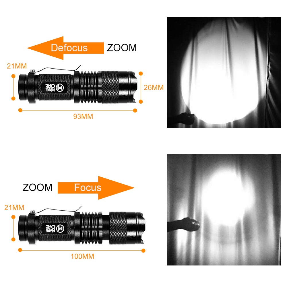 Maketheone Ir Torch 3 Watt 850Nm Infrared Light Night Vision Flashlight Torch - Infrared Light Is Invisible To Human Eyes - To Be Used With Night Vision Device (Not Include Battery)